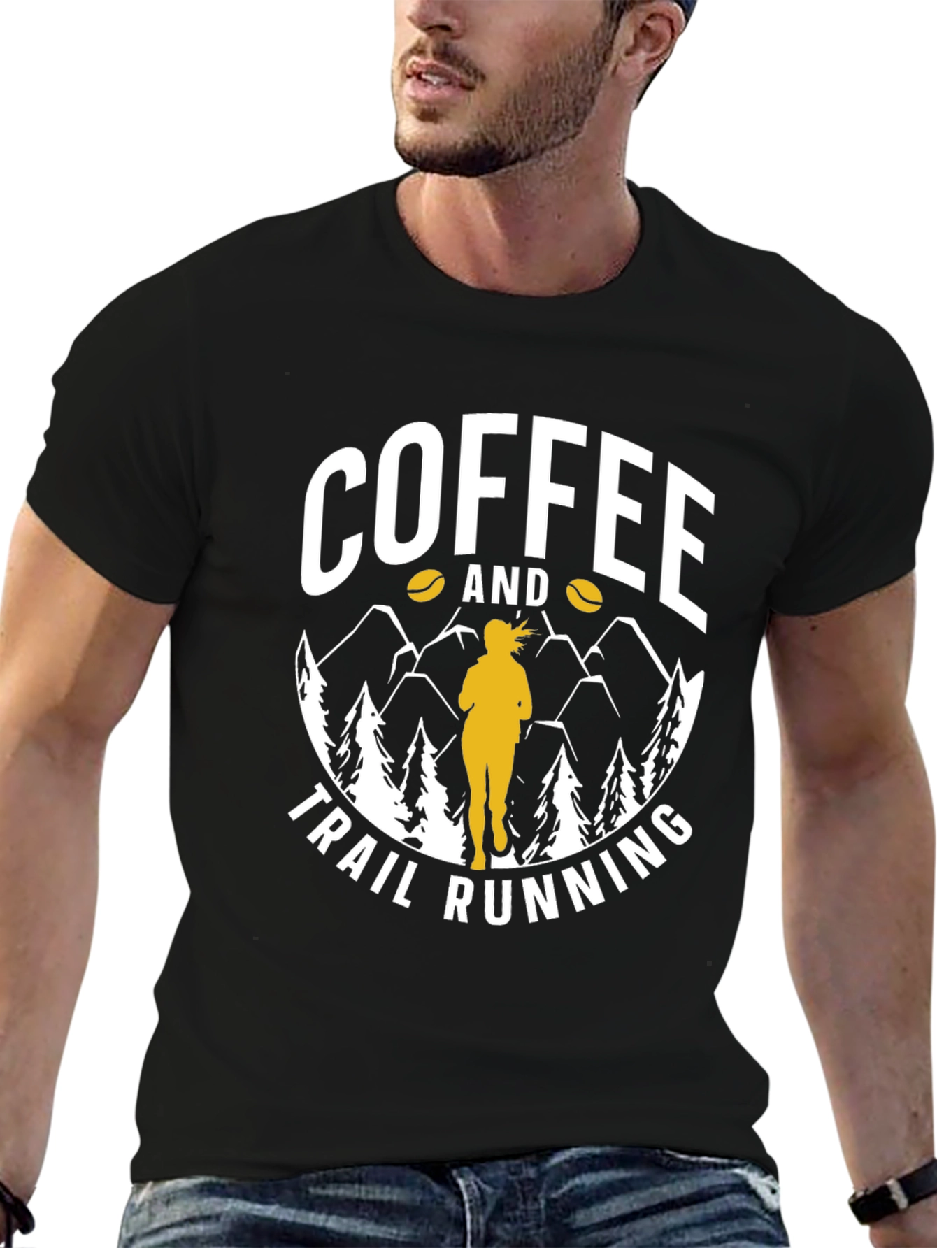 Coffee and Trail Running Graphic Tee