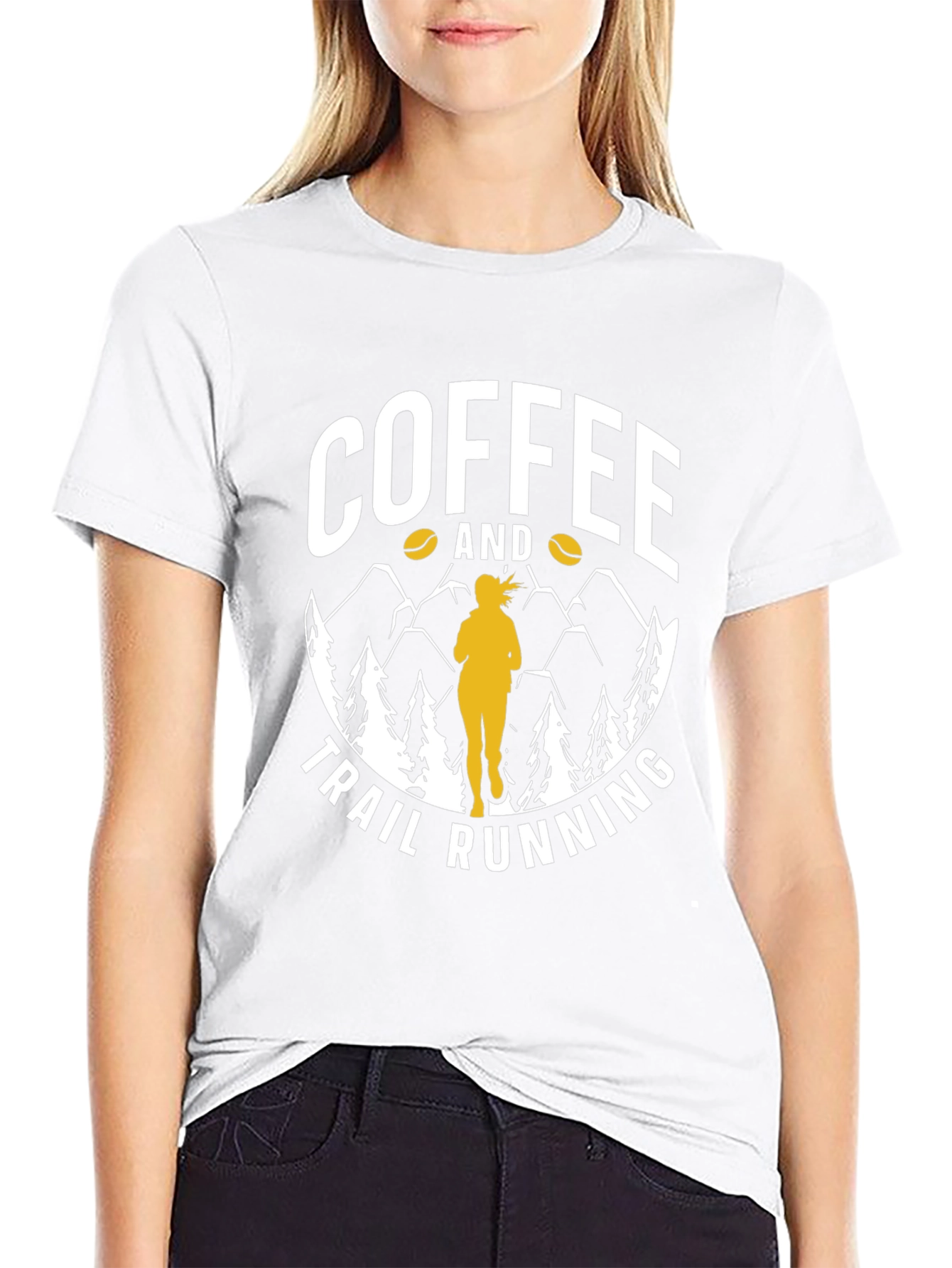 Coffee and Trail Running Graphic Tee