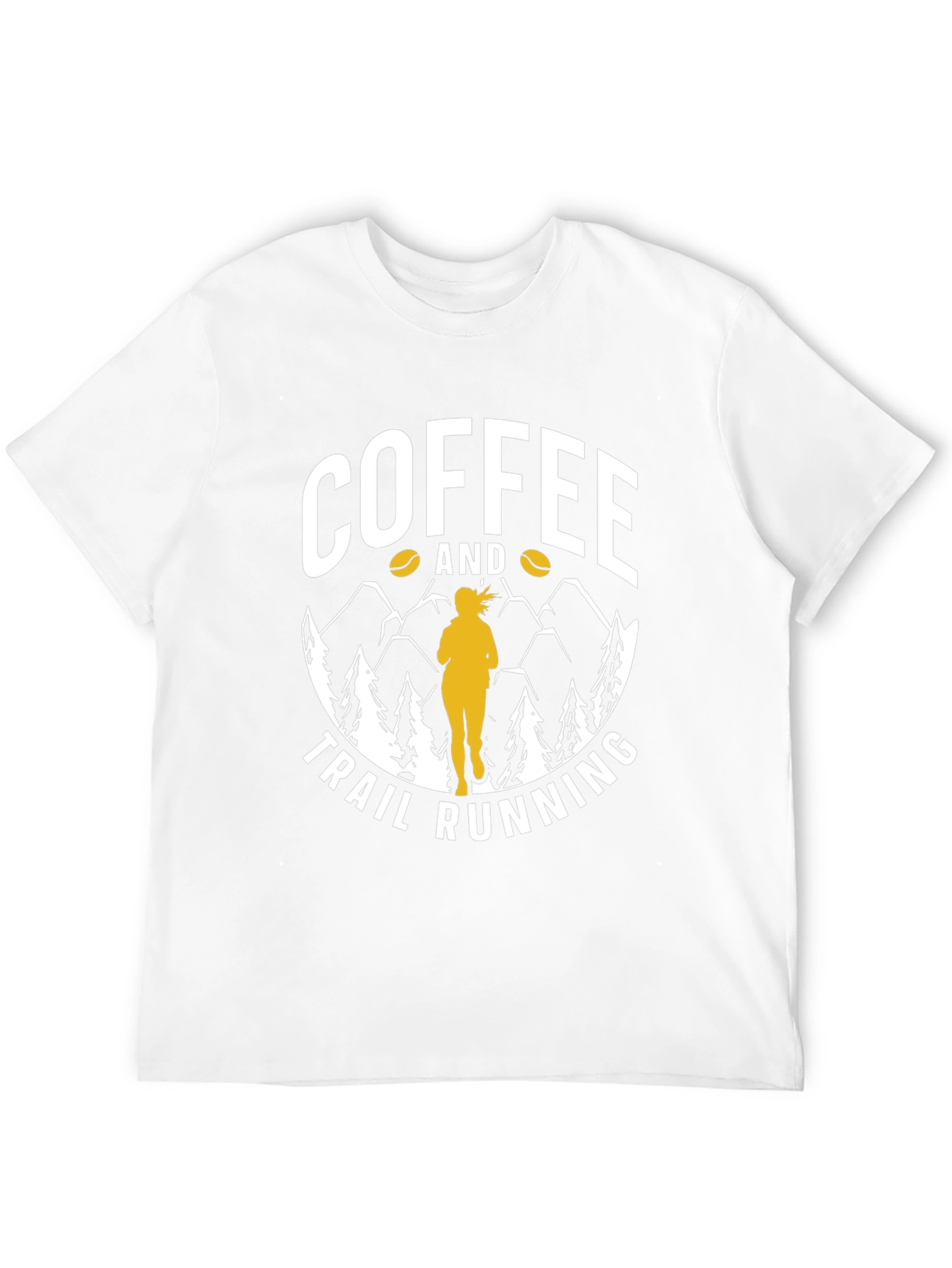 Coffee and Trail Running Graphic Tee