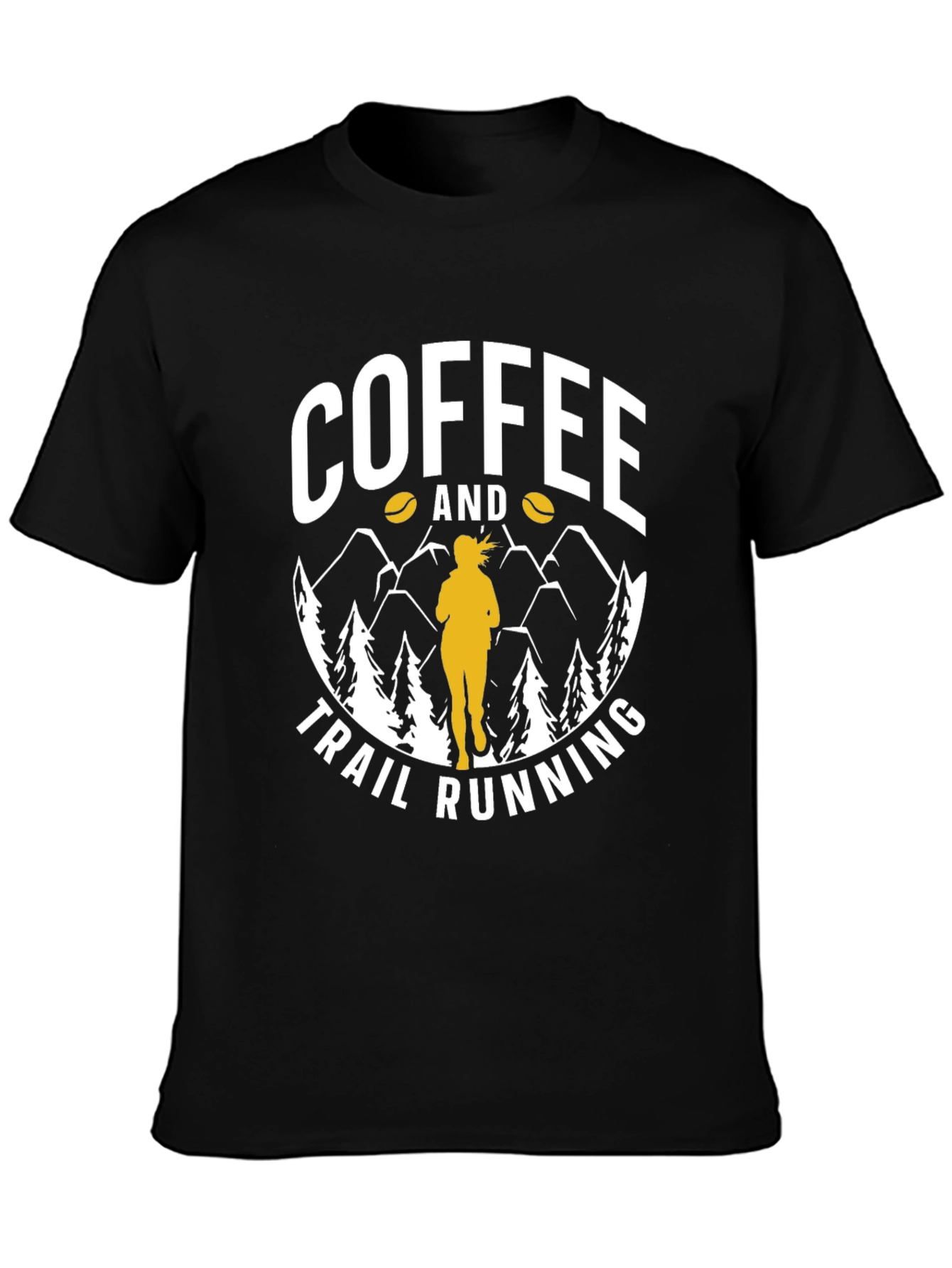 Coffee and Trail Running Graphic Tee