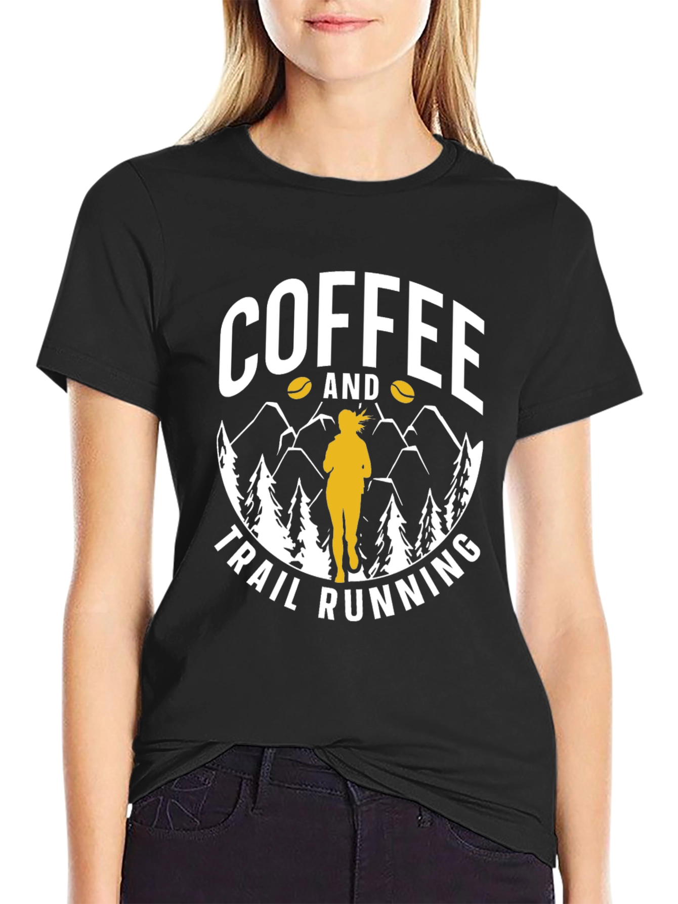 Coffee and Trail Running Graphic Tee