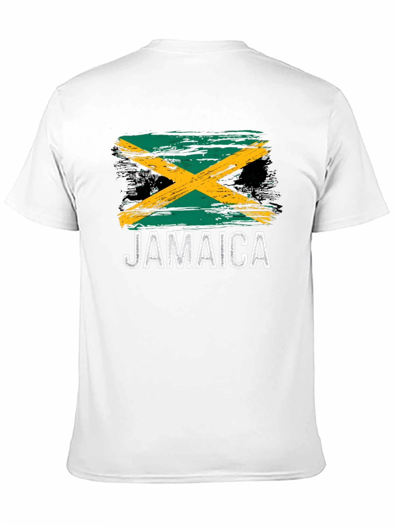 Jamaica Flag T-Shirt - Black Graphic Tee