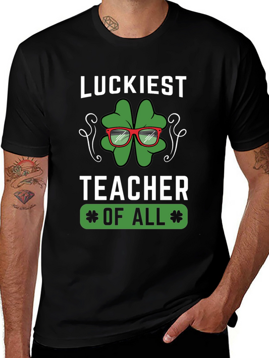 Luckiest Teacher of All Graphic T-Shirt