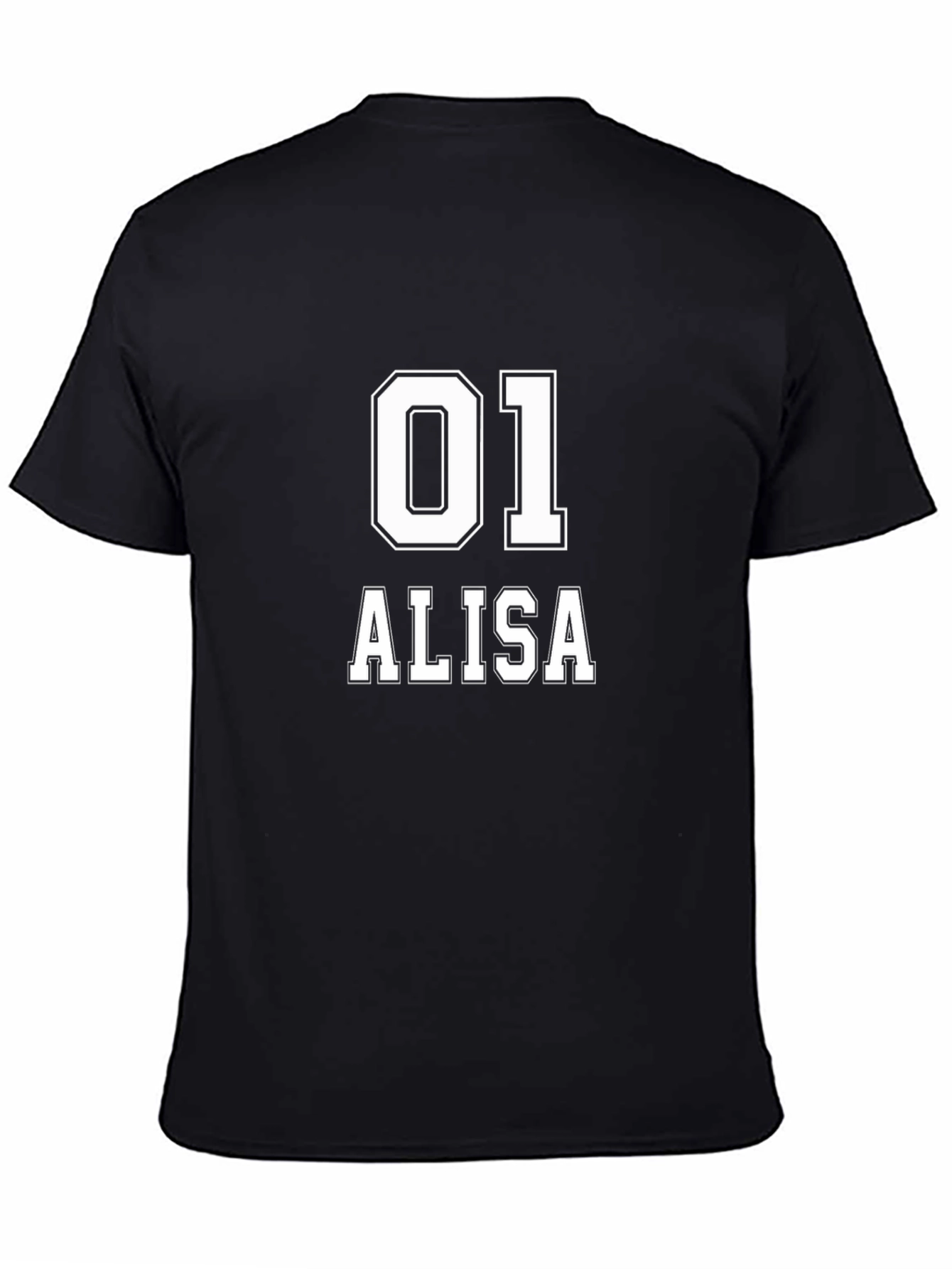 Custom 01 ALISA Black T-Shirt