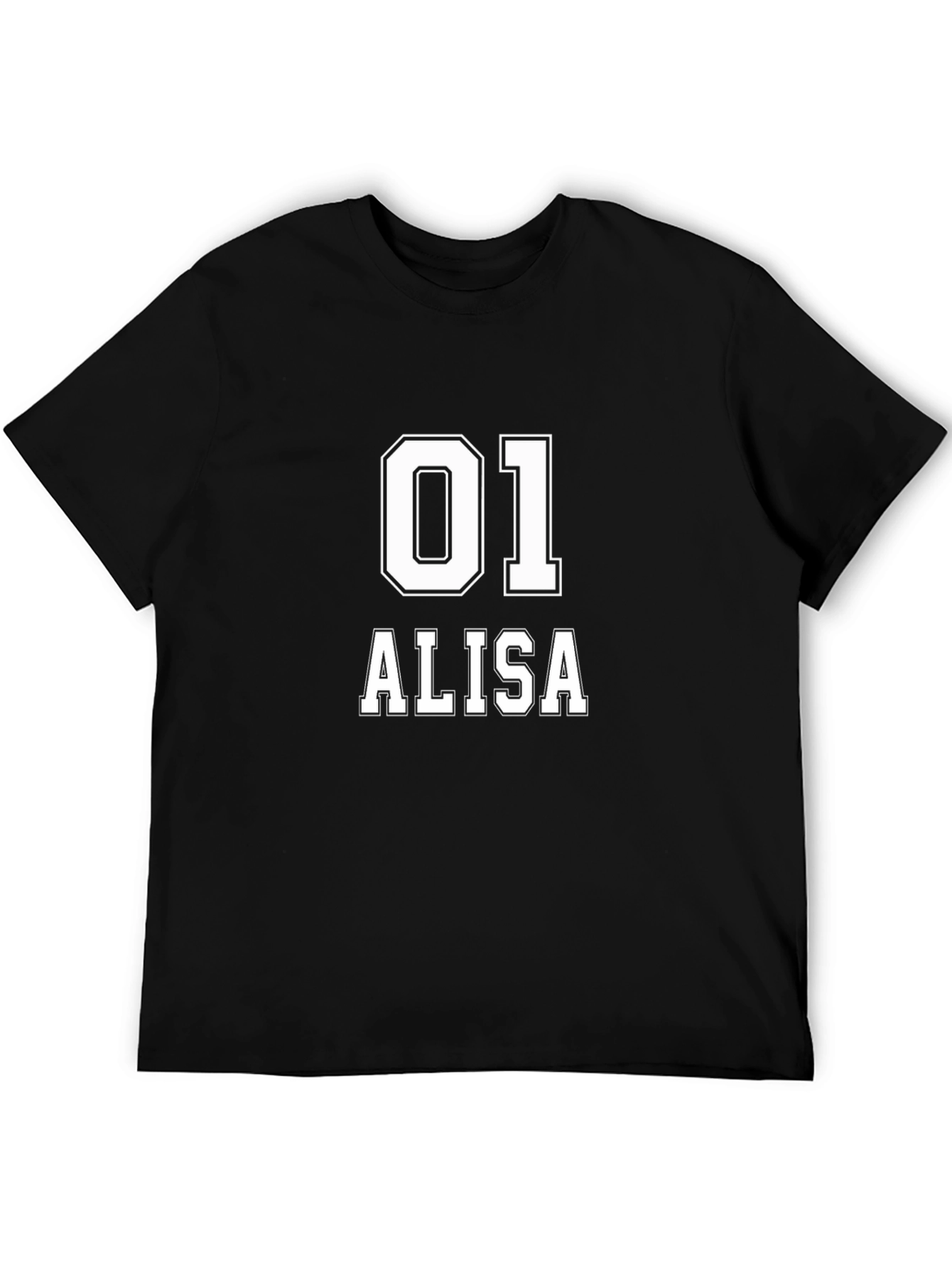 Custom 01 ALISA Black T-Shirt
