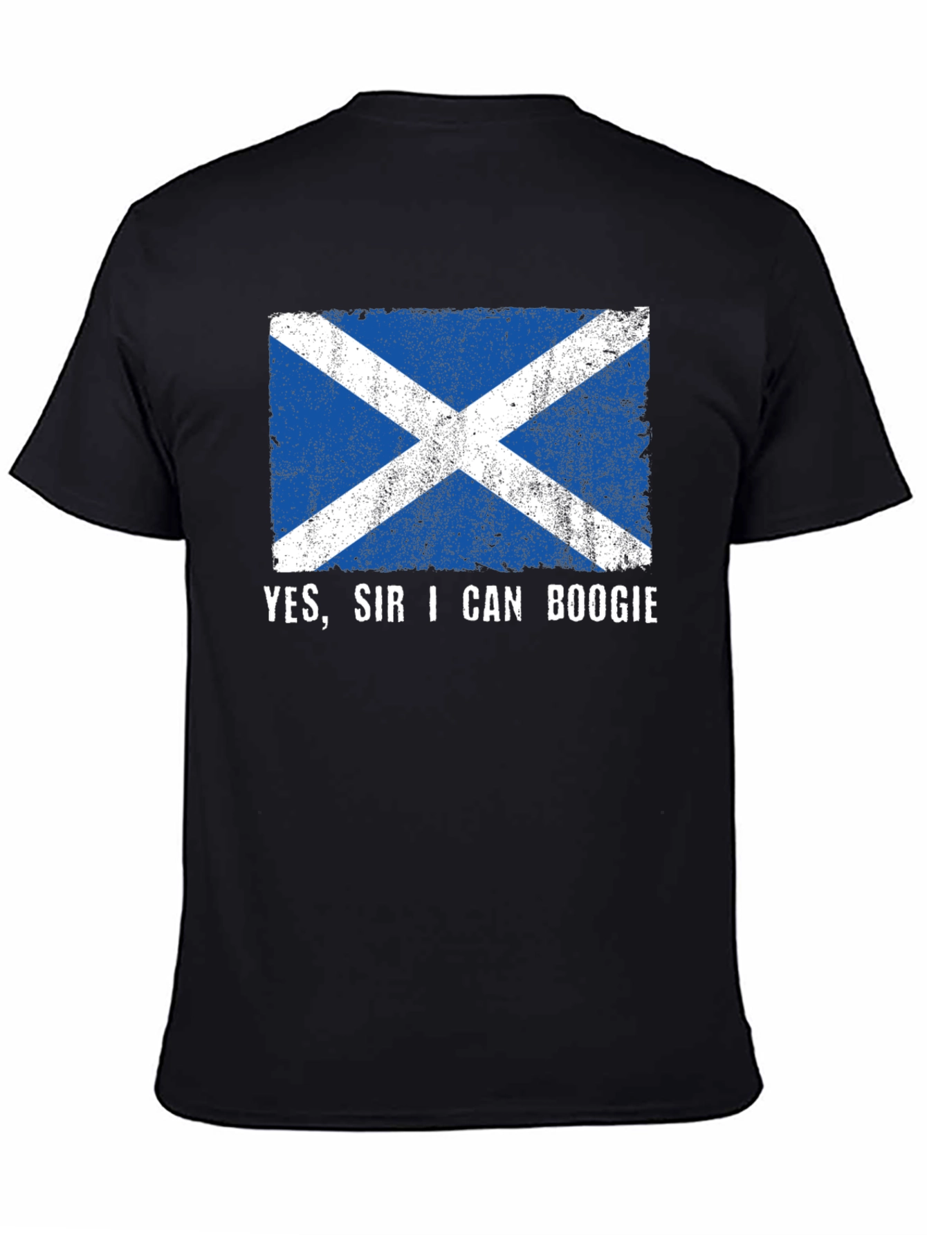 Yes Sir I Can Boogie Scotland Flag T-Shirt