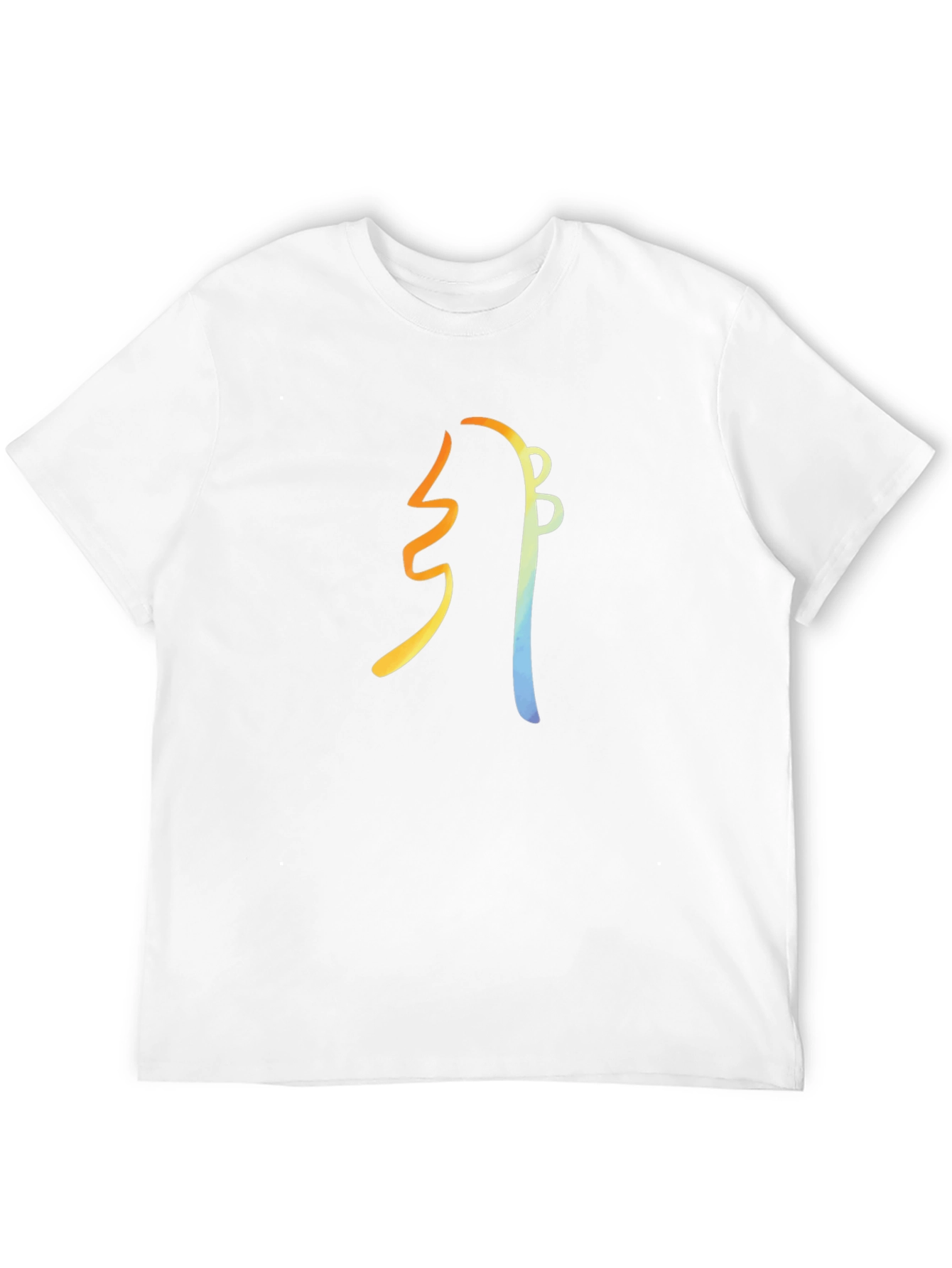 Abstract Guitar Graphic Tee - Modern Musician Style