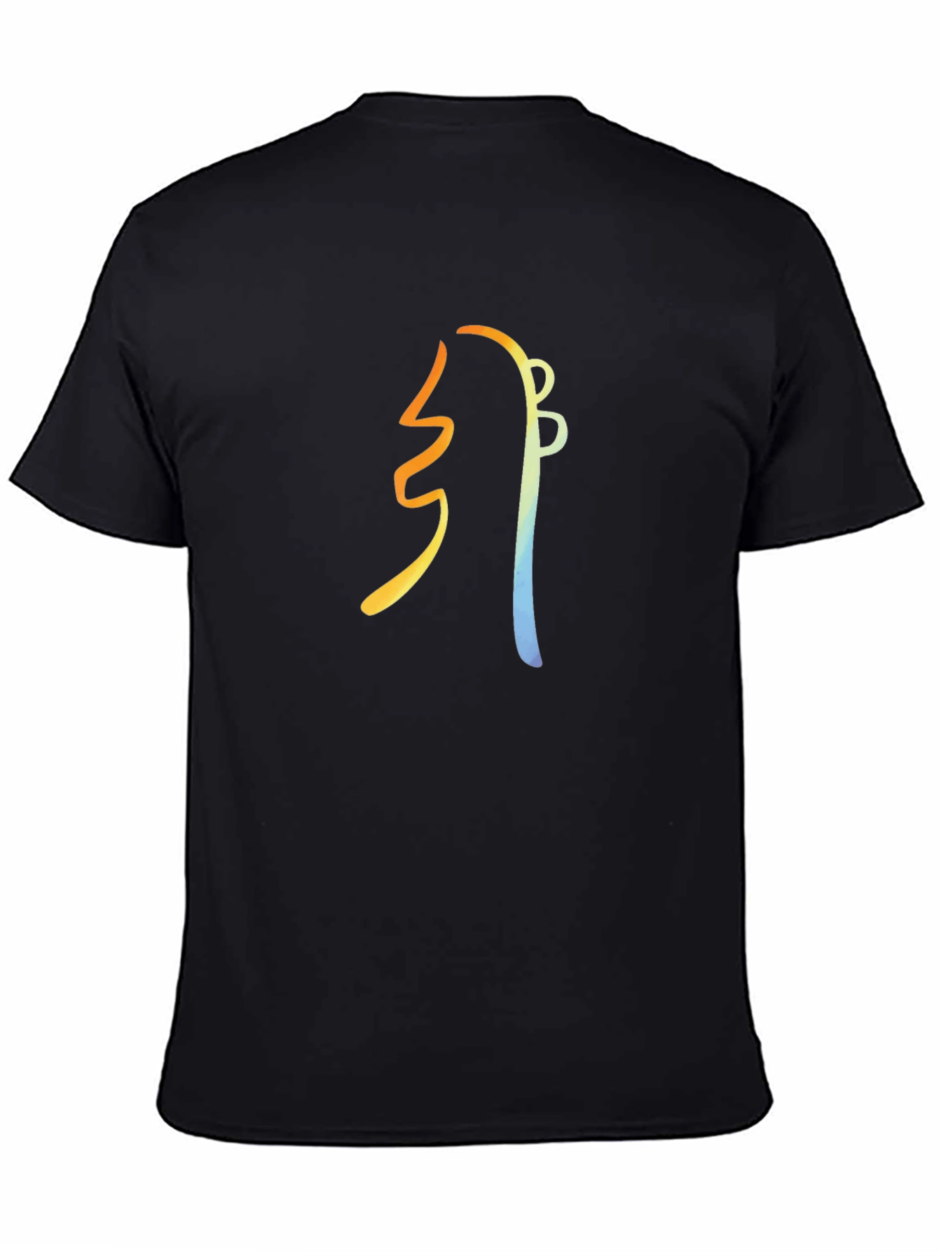 Abstract Guitar Graphic Tee - Modern Musician Style