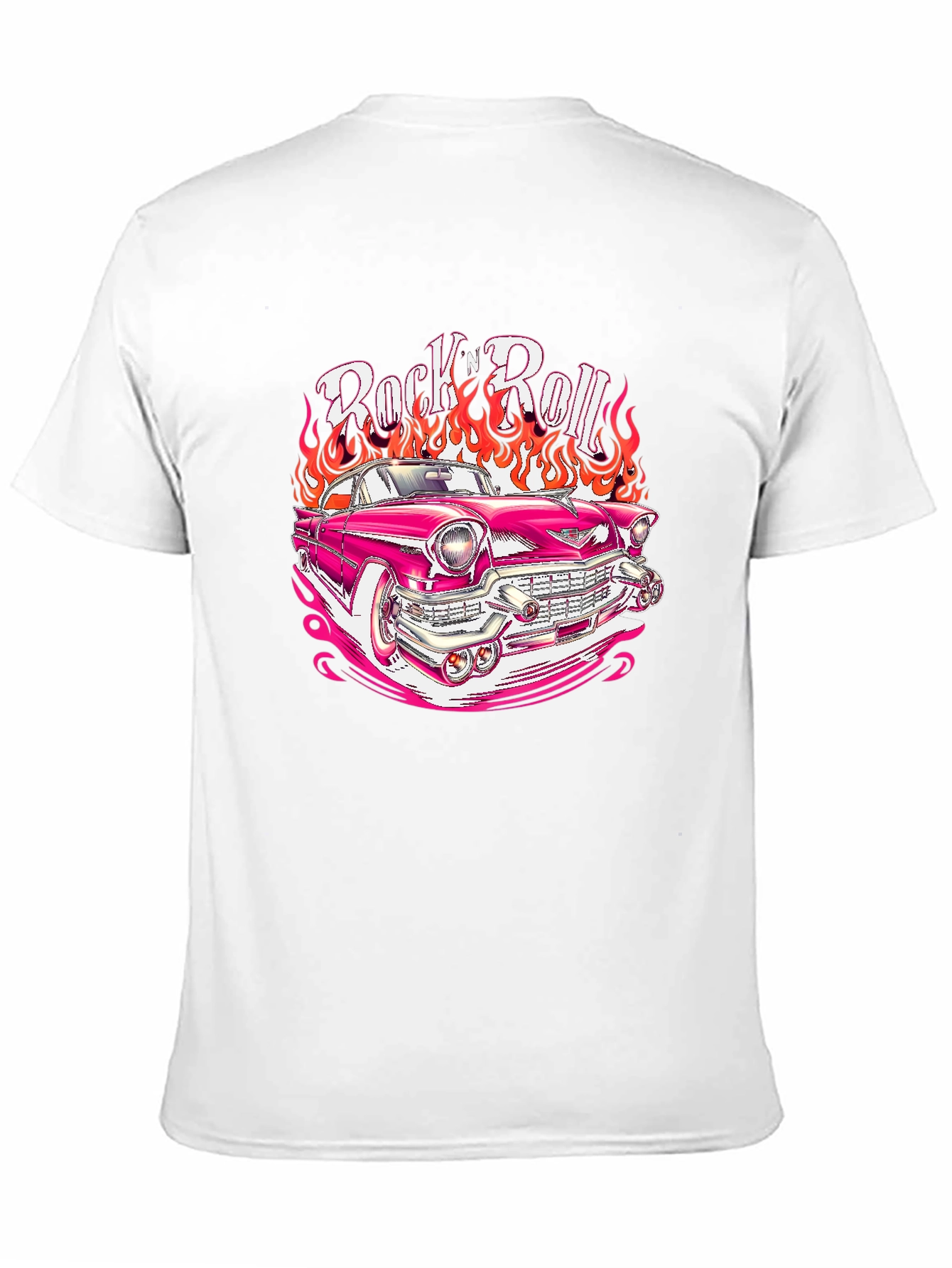 Rock n Roll Hot Rod T-Shirt - Retro Style!