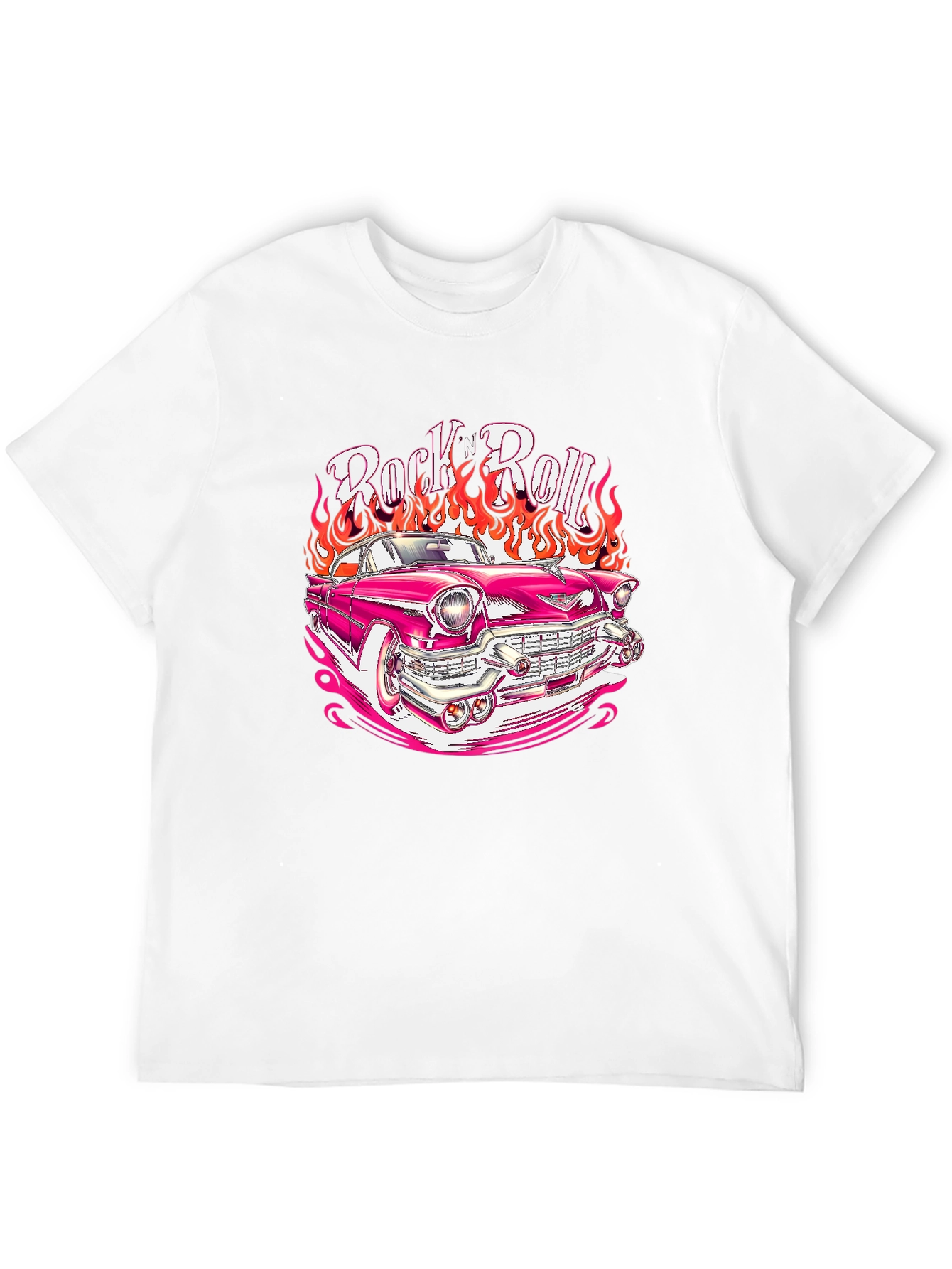 Rock n Roll Hot Rod T-Shirt - Retro Style!
