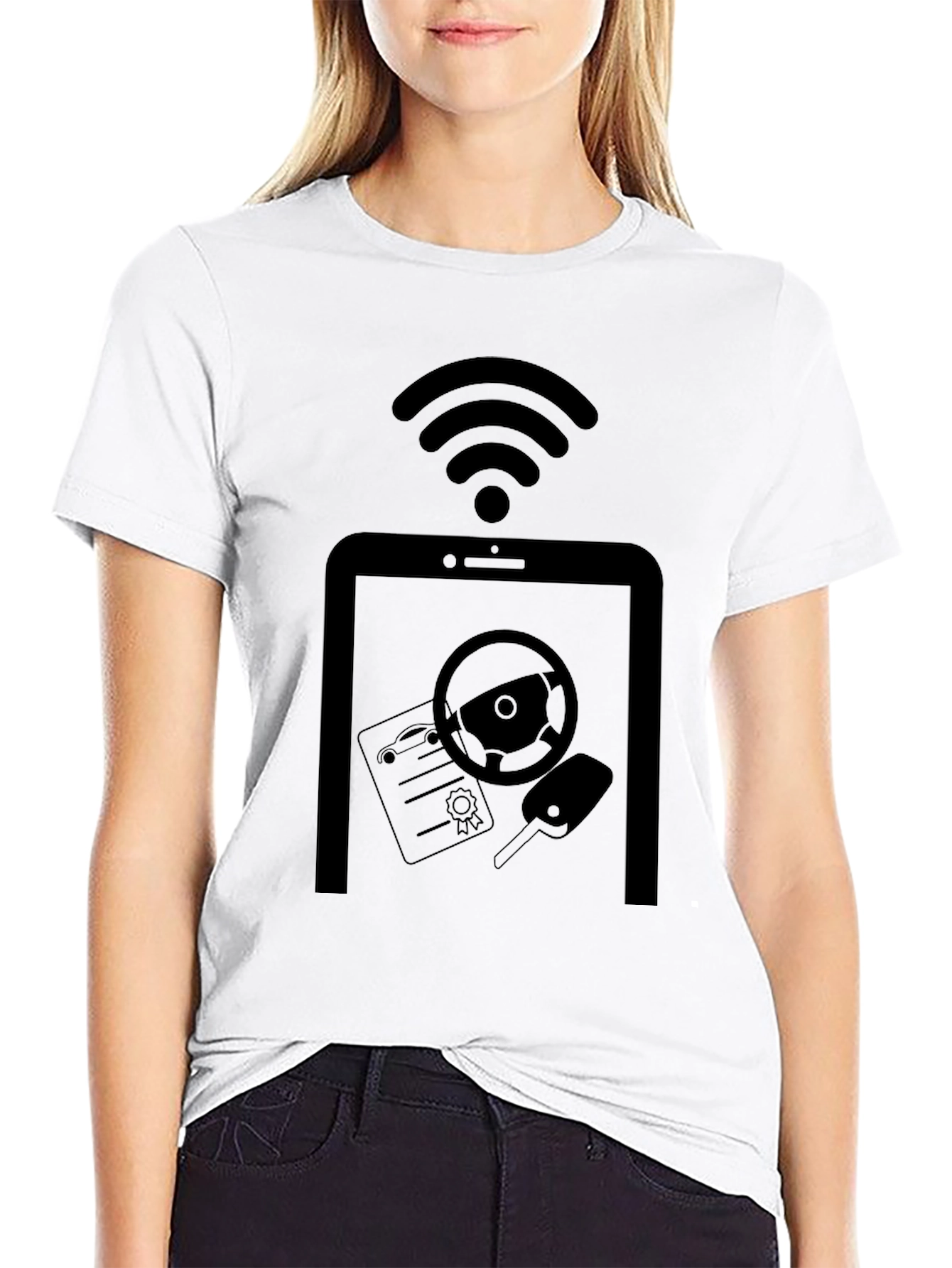 Connected Car T-Shirt - Auto Tech Style