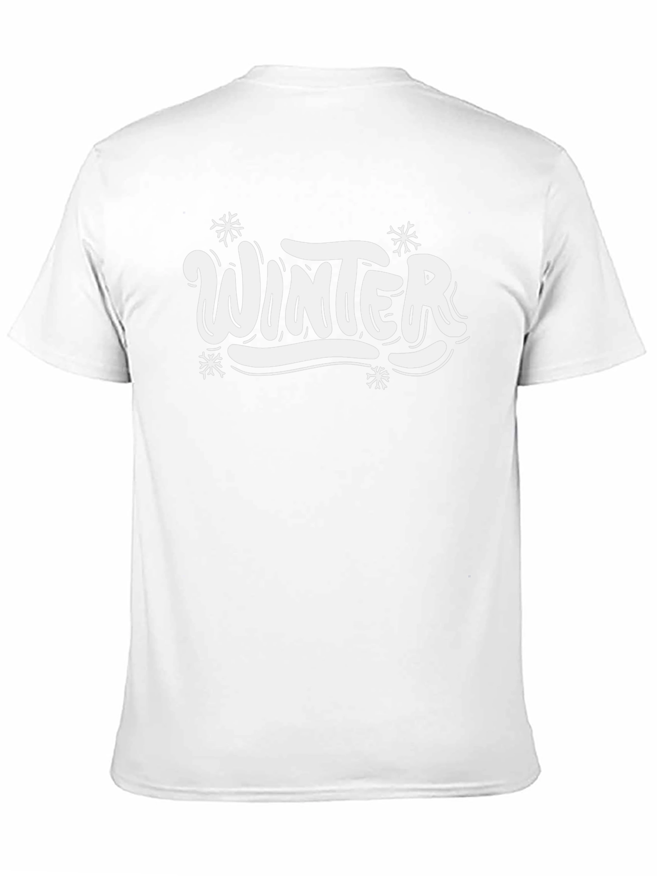 Winter Graphic Tee - Stylish Black T-Shirt