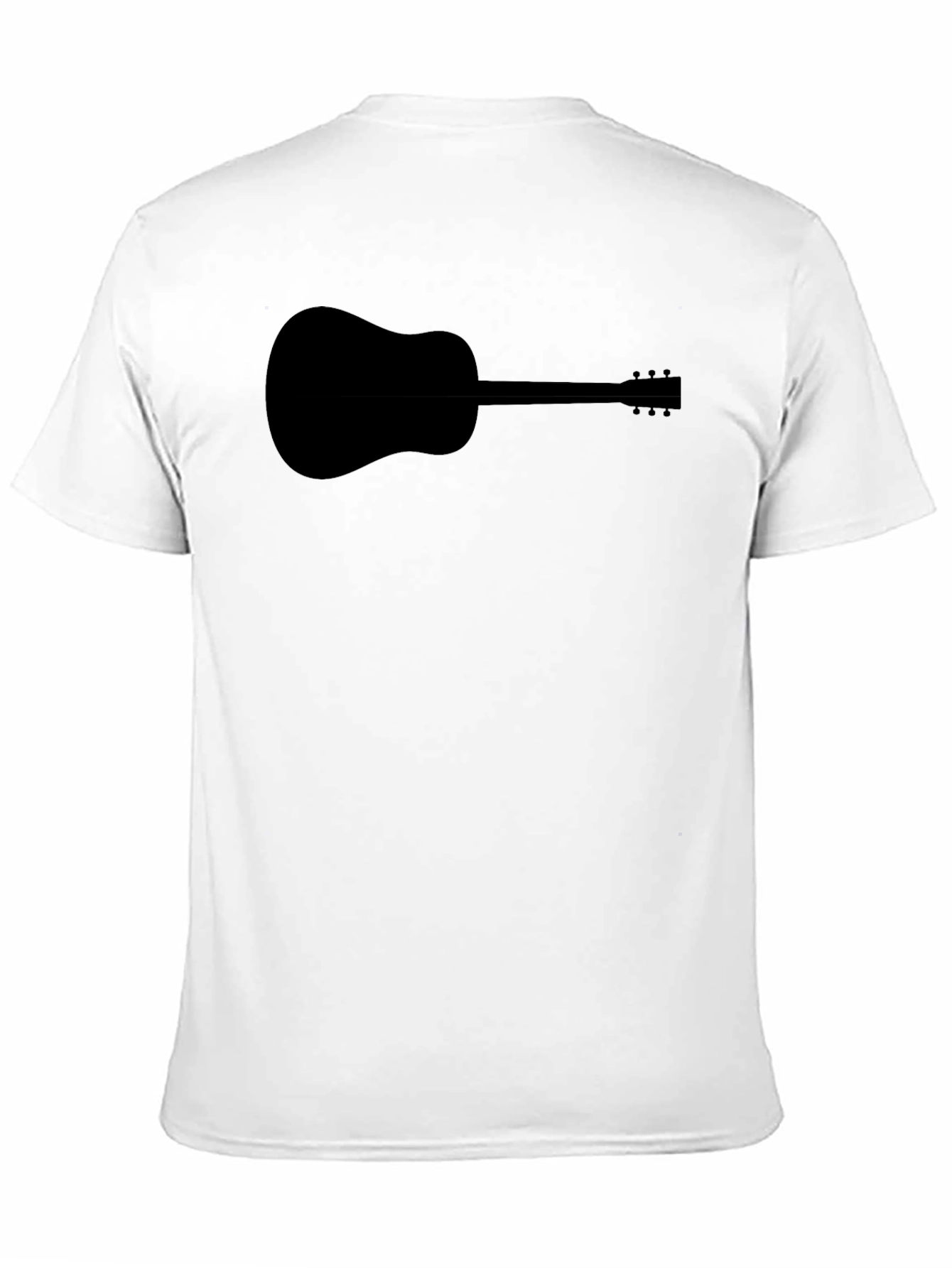 Guitar Silhouette Black T-Shirt