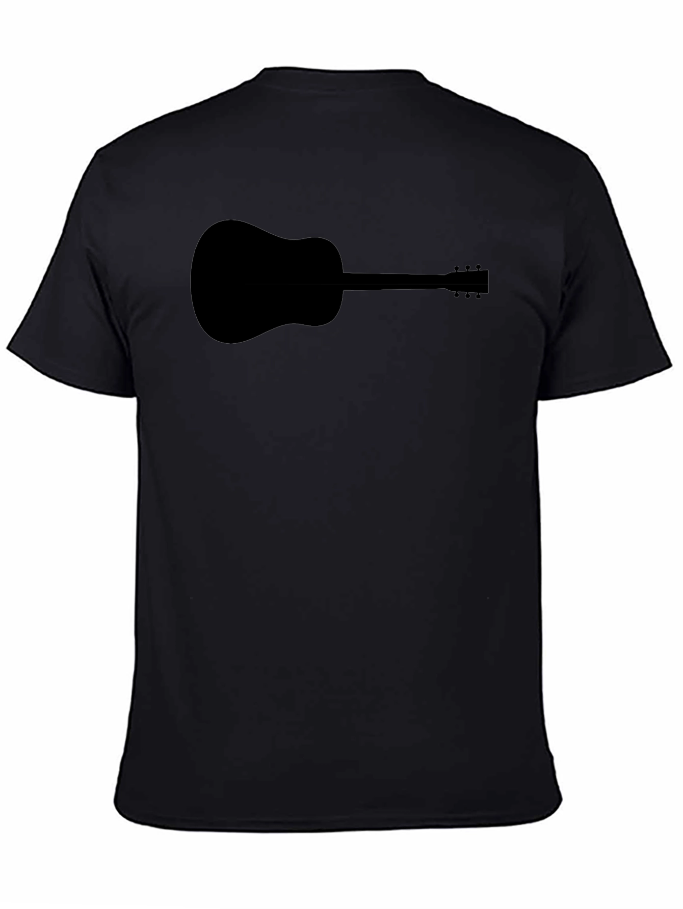 Guitar Silhouette Black T-Shirt
