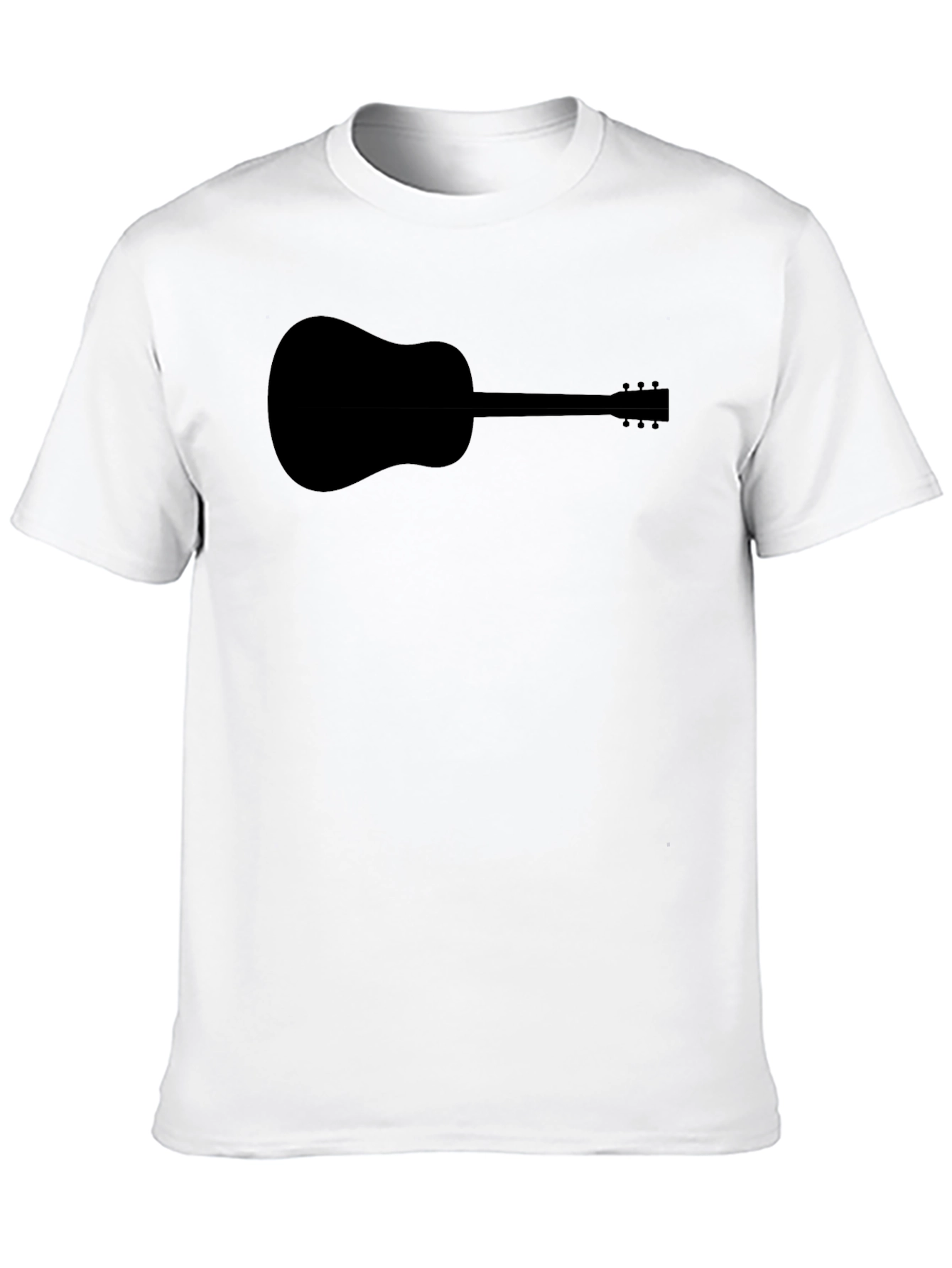 Guitar Silhouette Black T-Shirt