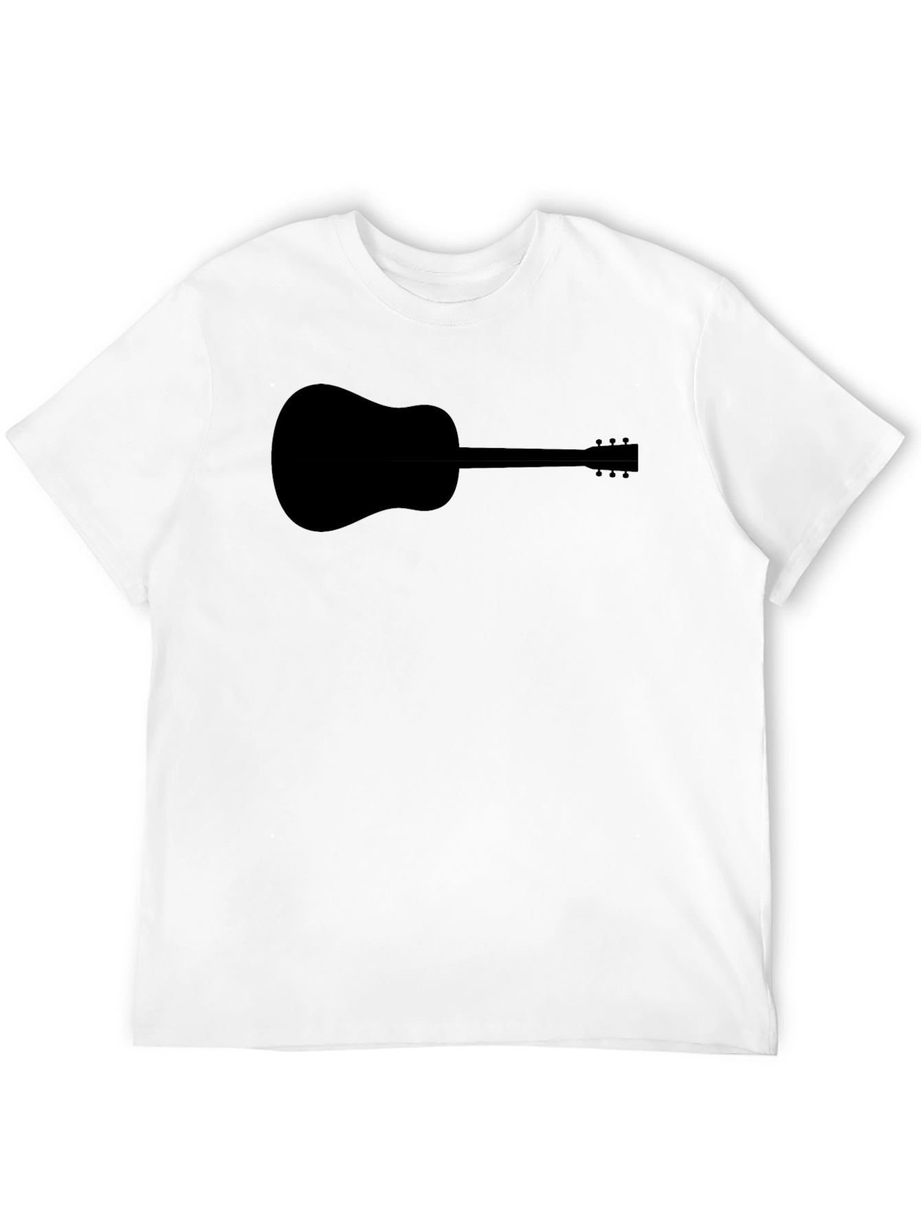 Guitar Silhouette Black T-Shirt