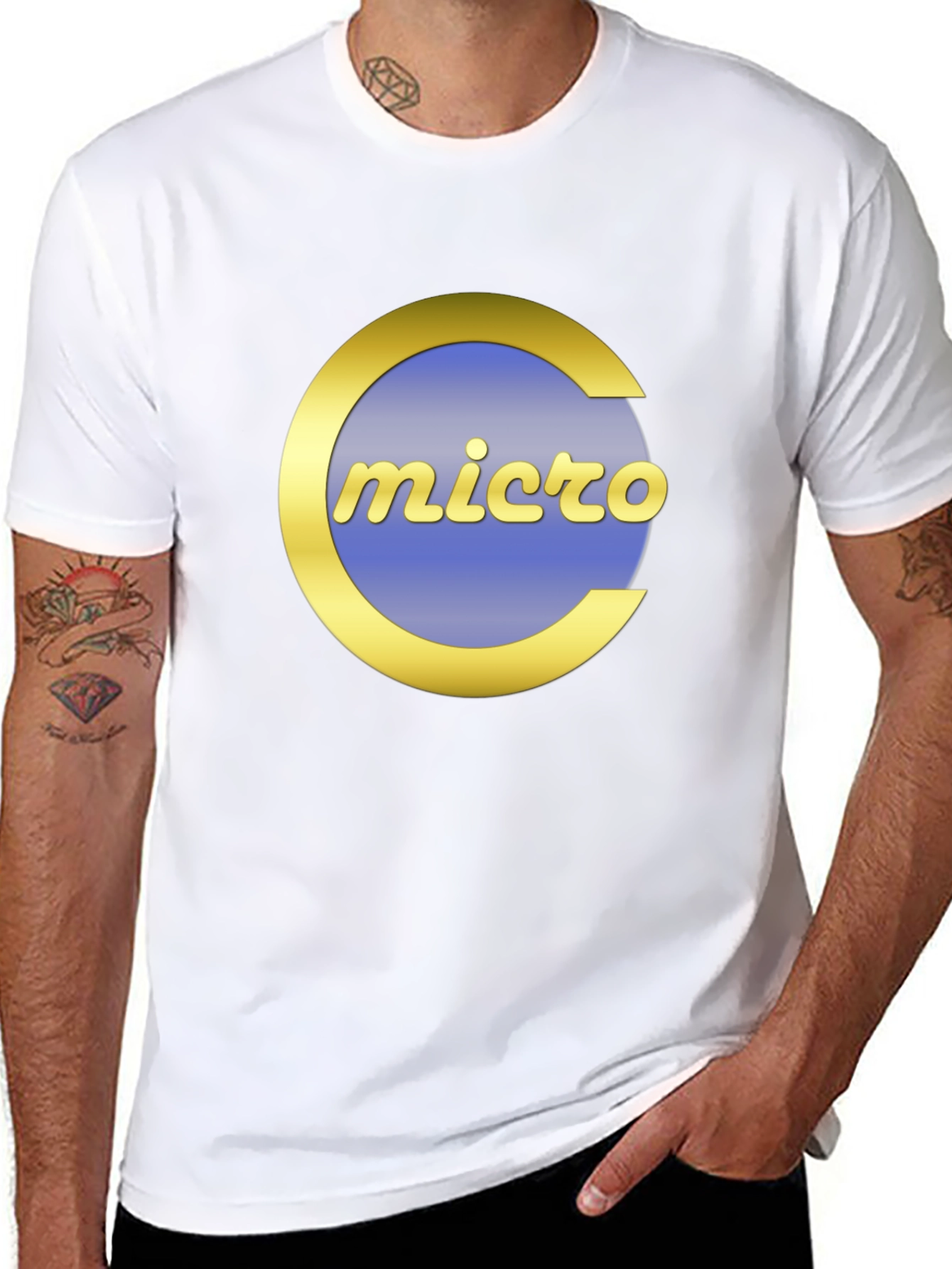 Micro T-Shirt - Retro Computer Logo Tee