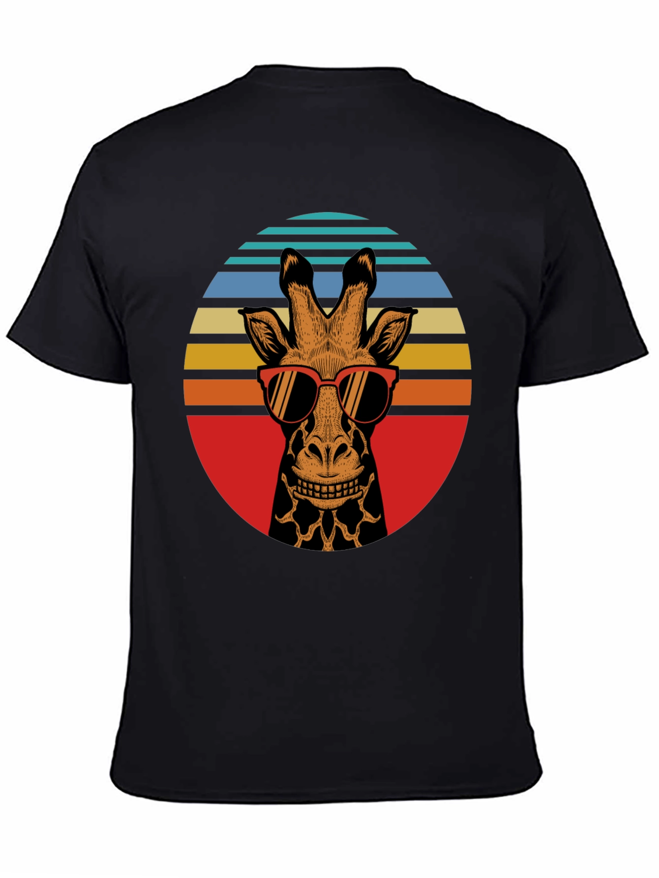 Retro Giraffe Sunglasses Graphic Tee