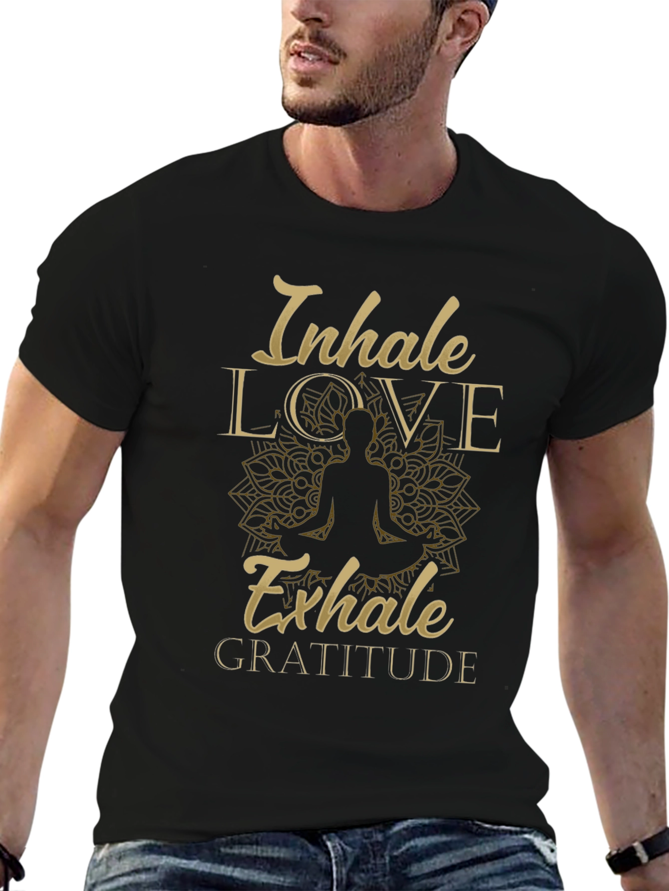 Inhale Love Exhale Gratitude Graphic Tee