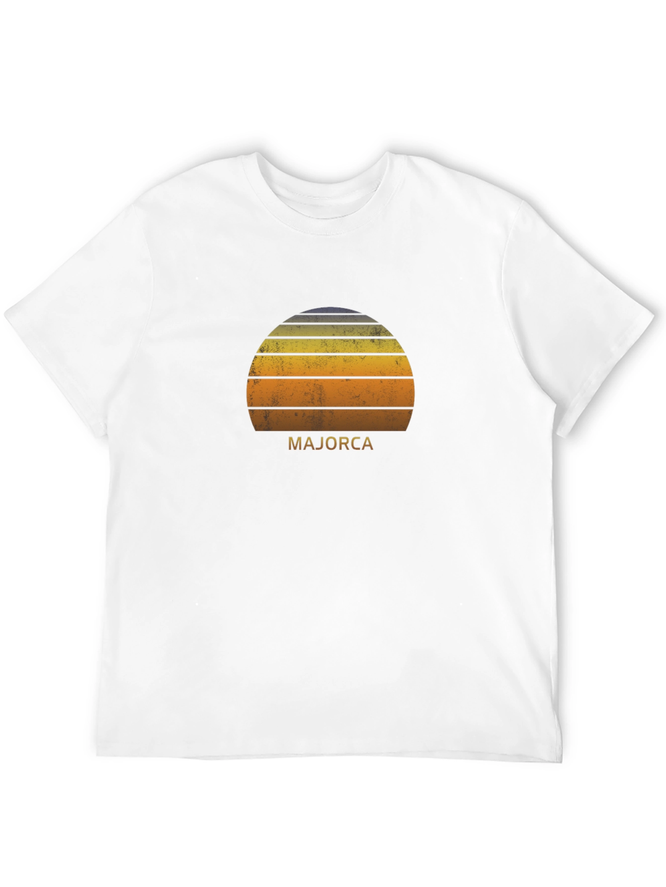 Majorca Sunset Graphic Tee - Retro Island Vibe