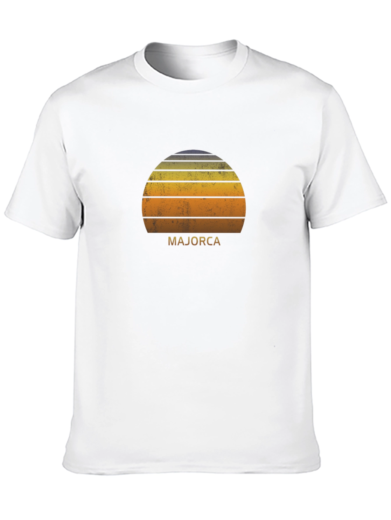 Majorca Sunset Graphic Tee - Retro Island Vibe