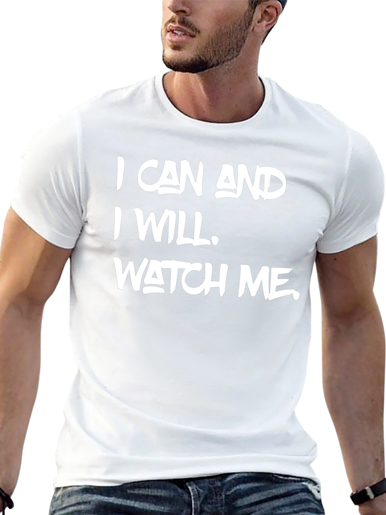 Motivational Graphic Tee - I Can & I Will