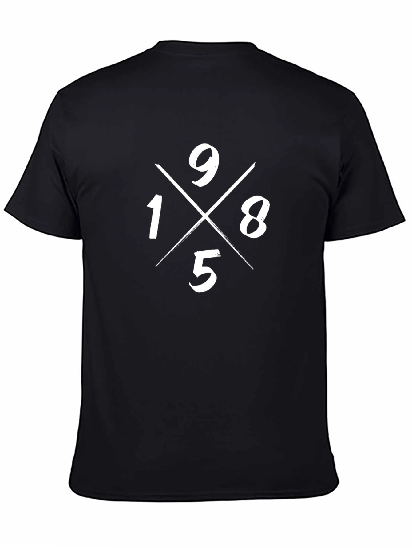 91X85 Graphic Tee - Stylish Black Cotton T-Shirt