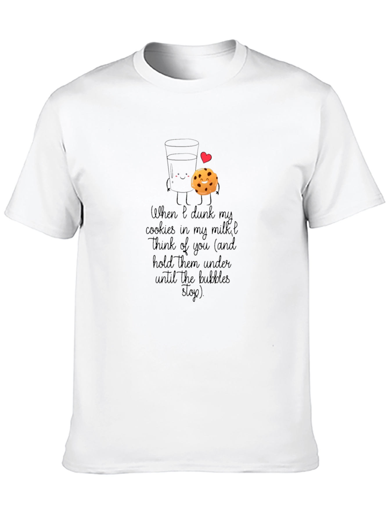 Milk & Cookies Graphic T-Shirt - Dunking Love