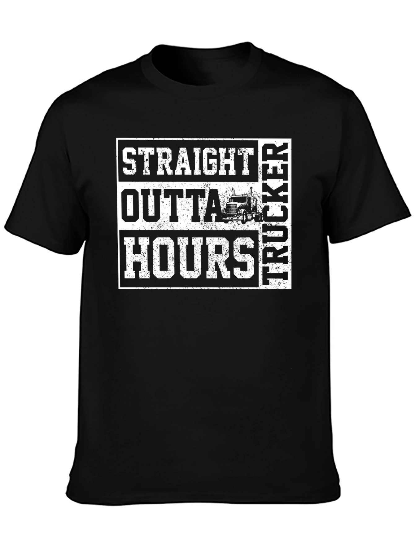 Straight Outta Hours Trucker T-Shirt