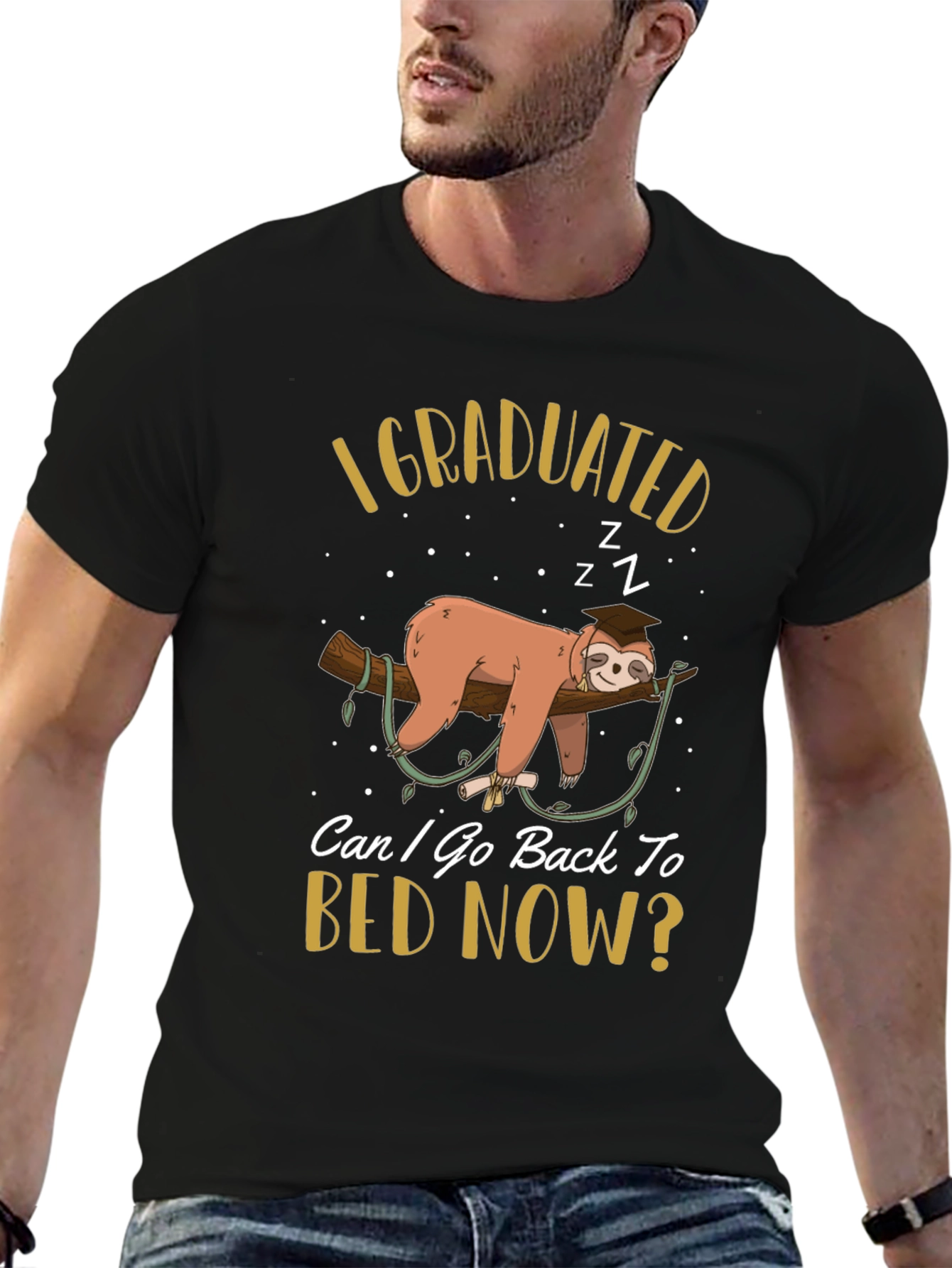 Funny Sloth Graduation T-Shirt