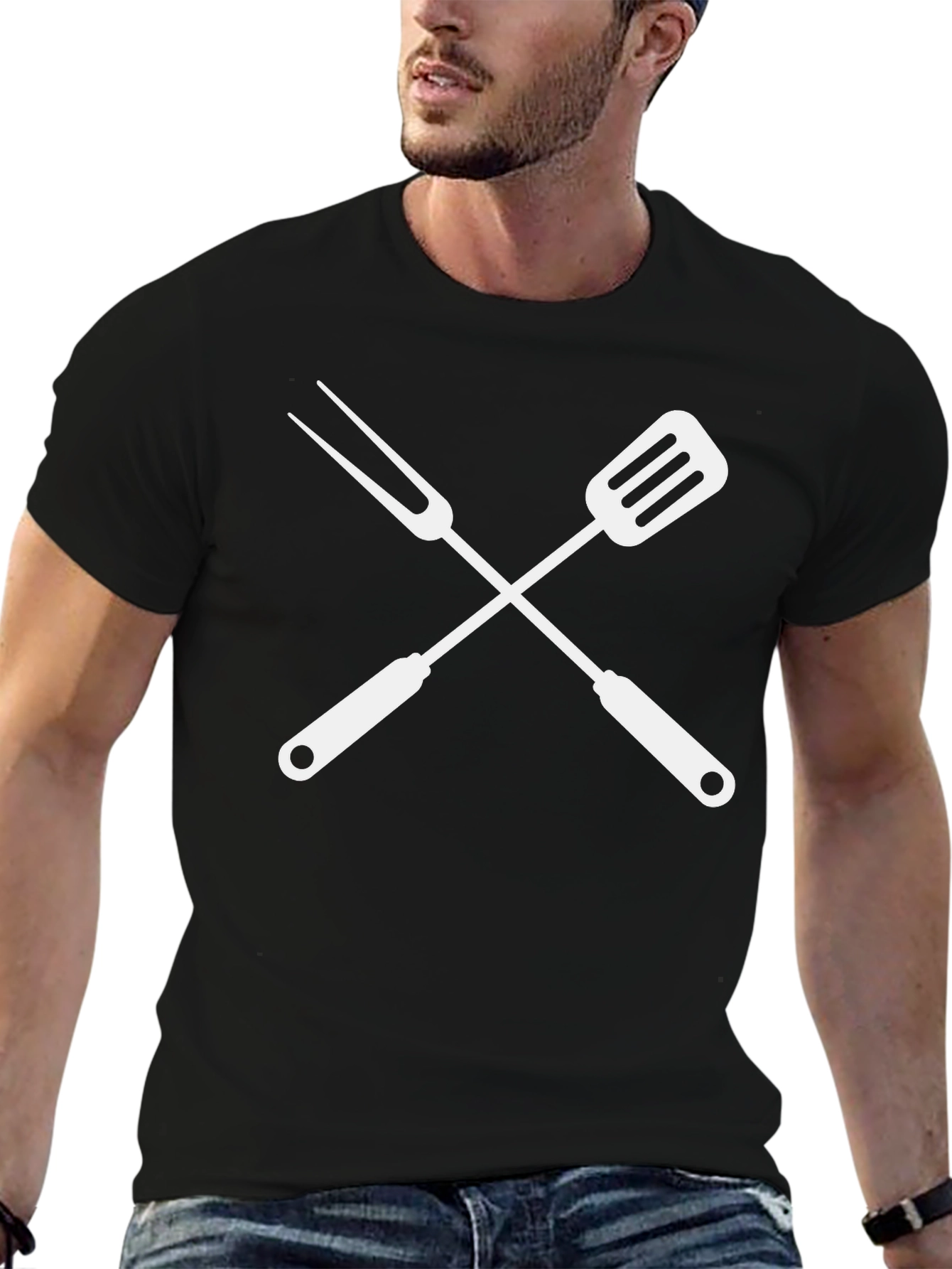 BBQ Tools Graphic Tee - Grilling T-Shirt
