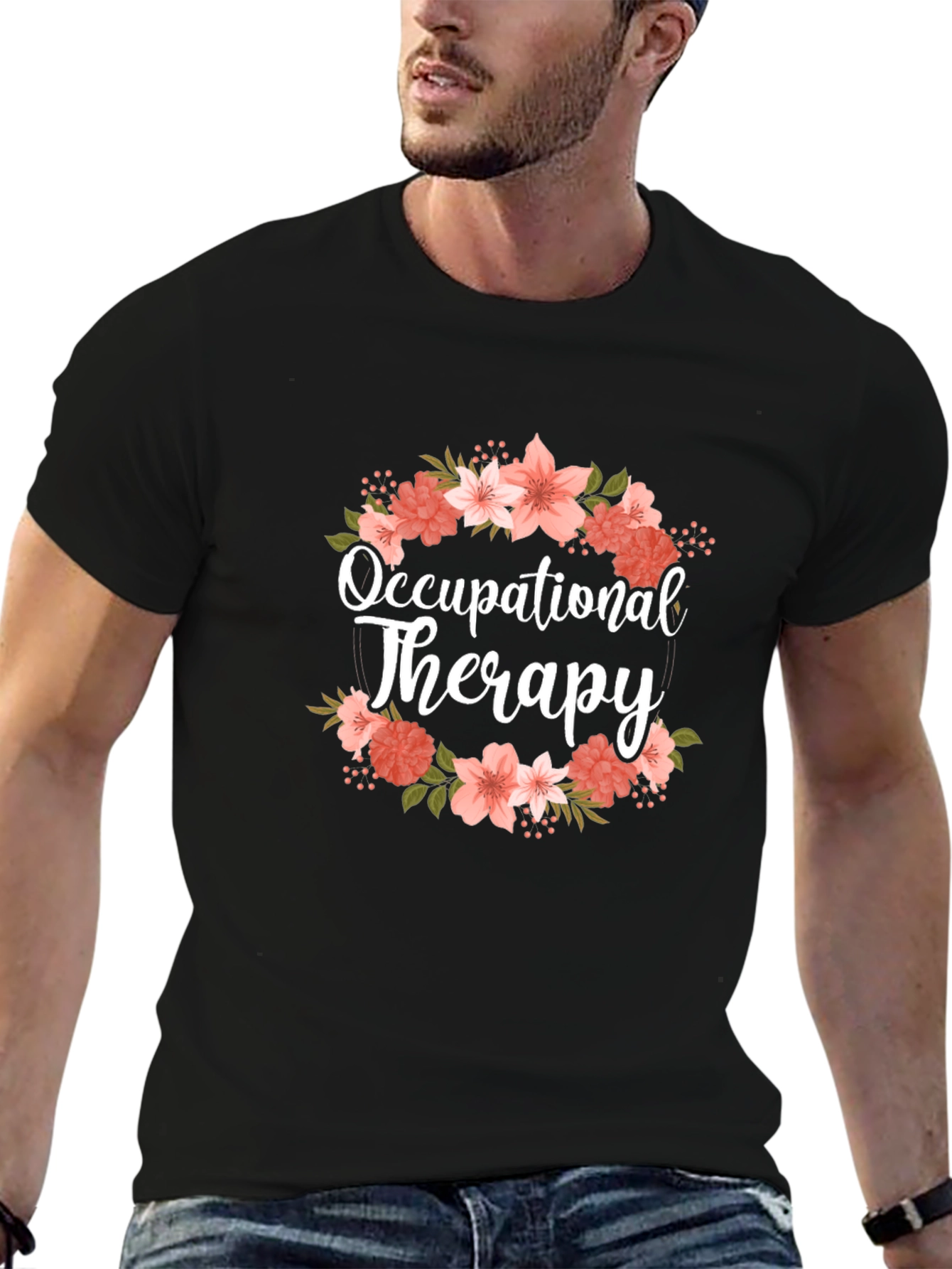 Floral Occupational Therapy T-Shirt