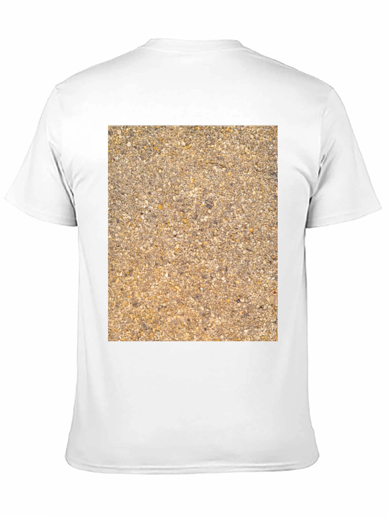 Textured Pattern Graphic Tee - Casual Style