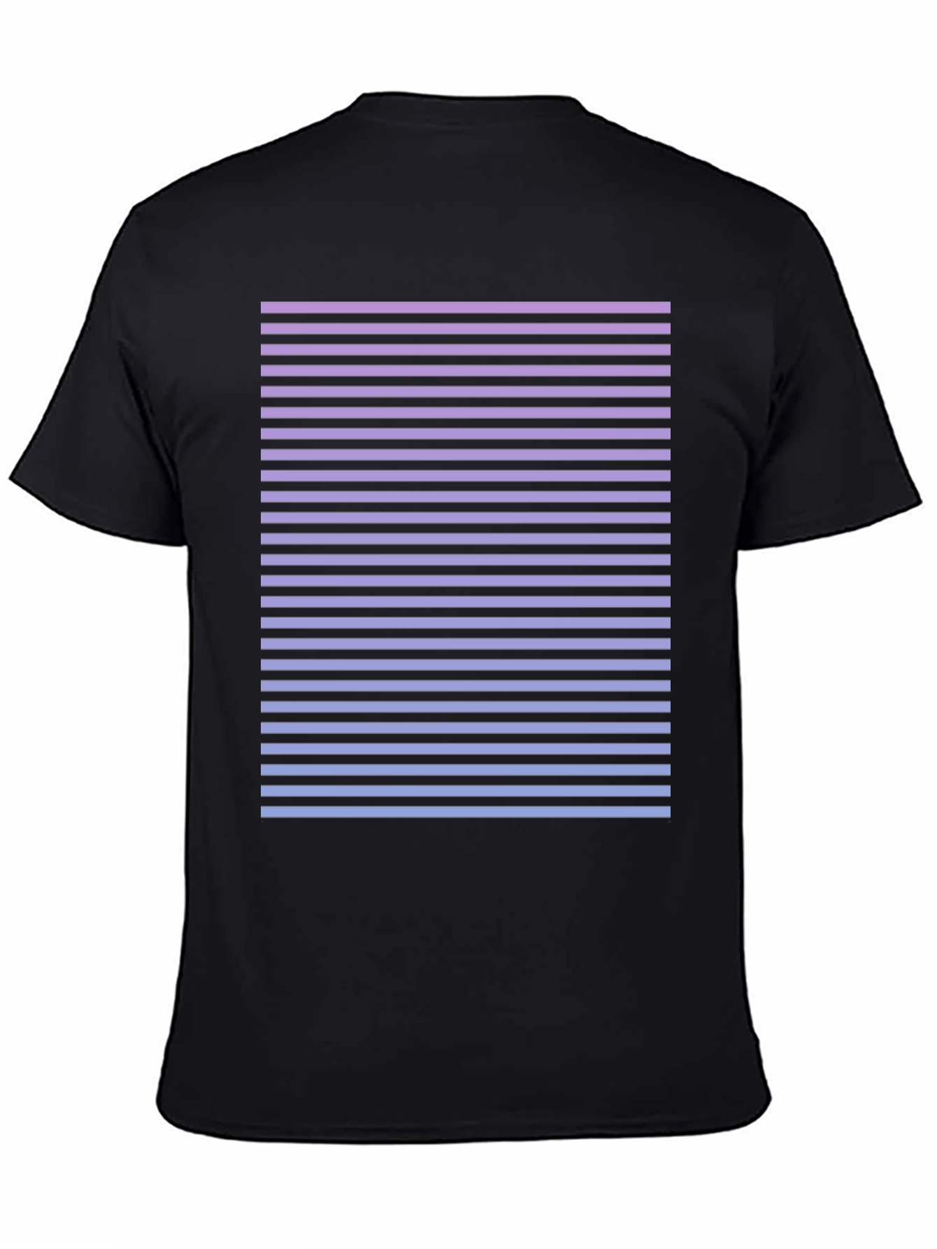 Retro Striped Fade T-Shirt - Casual Comfort