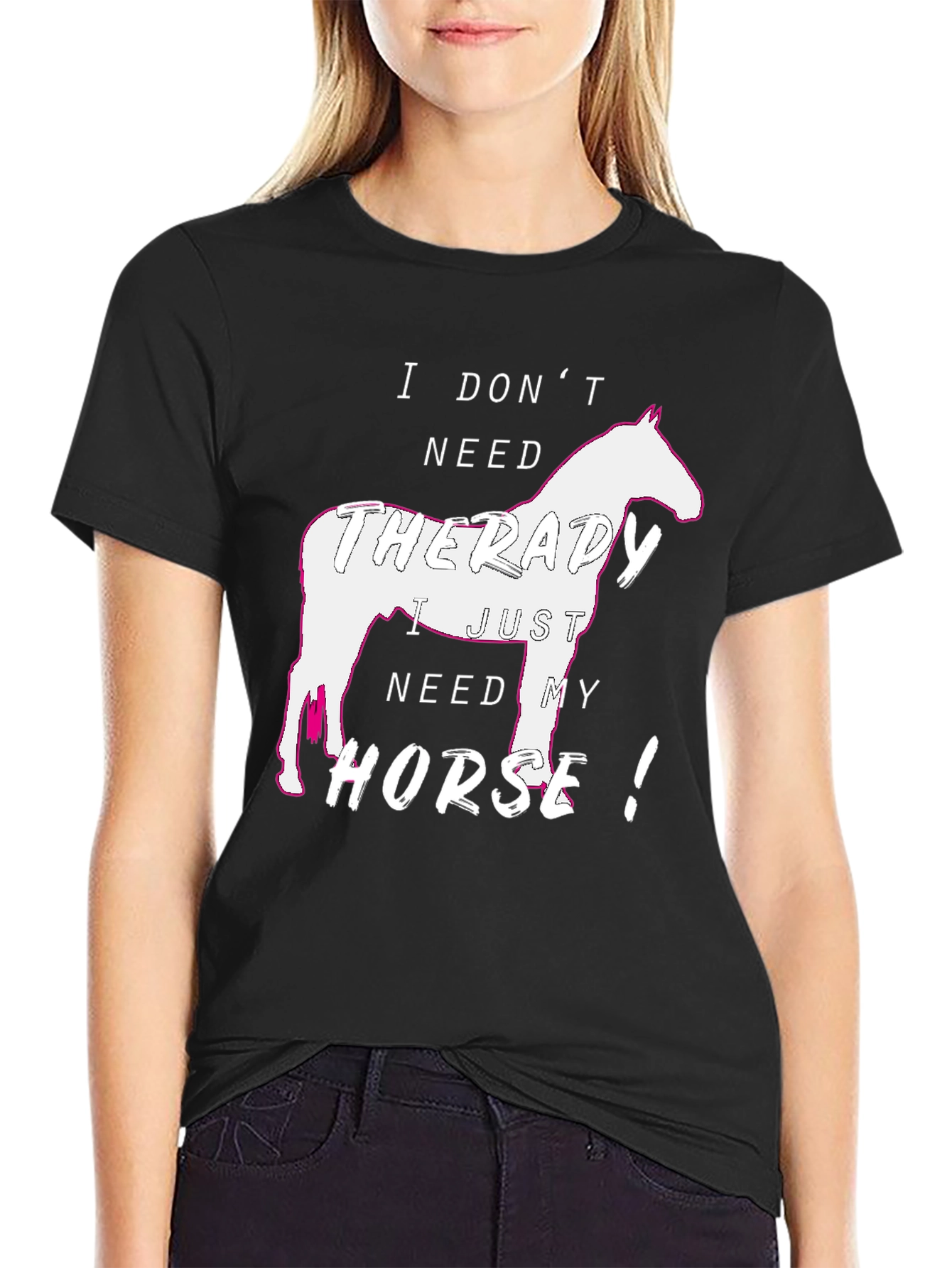 Horse Therapy T-Shirt - Animal Lover Tee