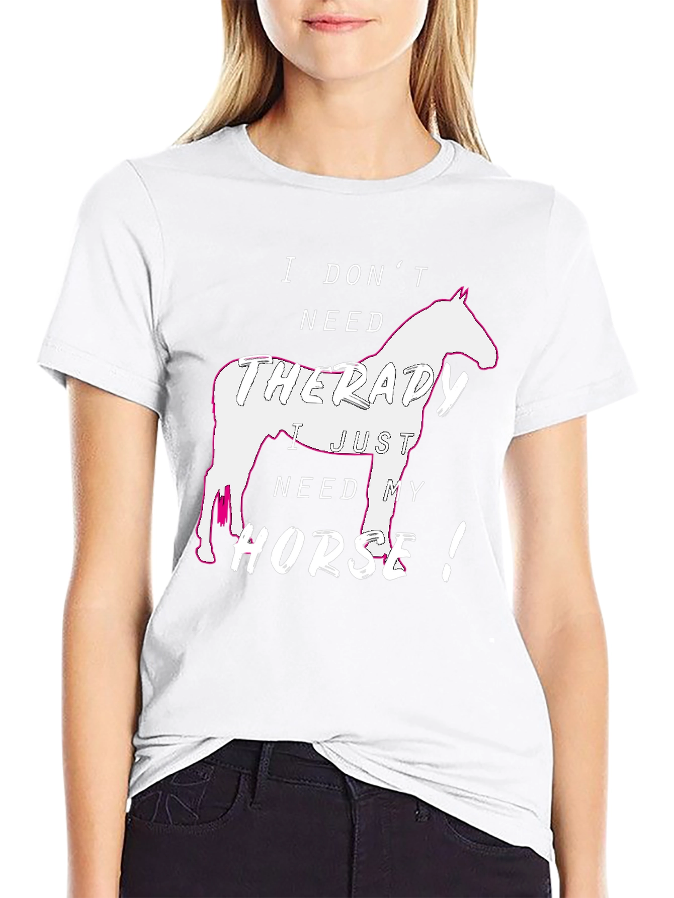 Horse Therapy T-Shirt - Animal Lover Tee