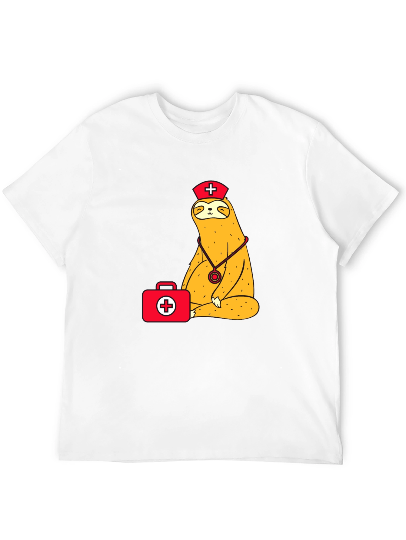 Nurse Sloth T-Shirt - Funny Animal Tee