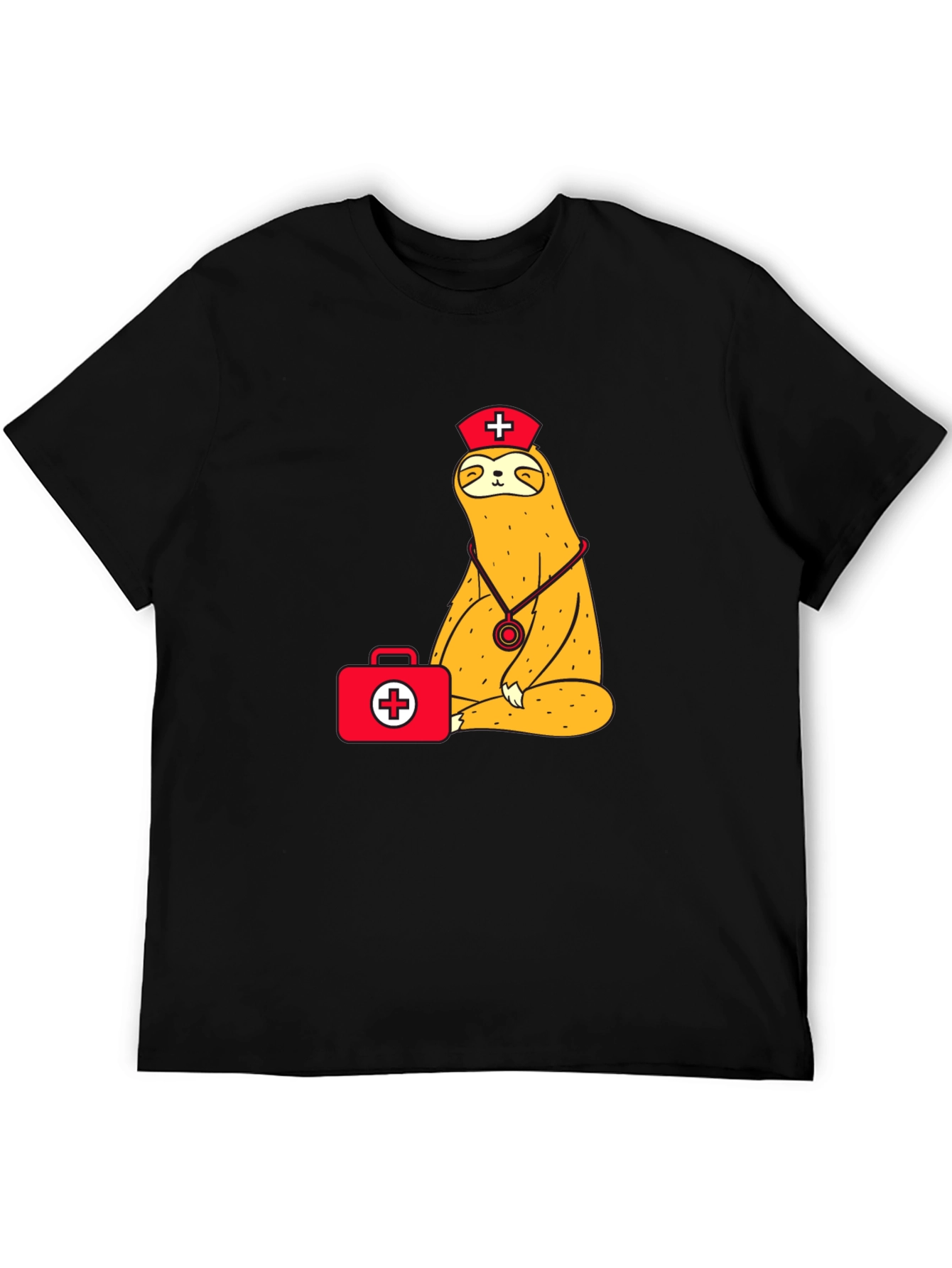 Nurse Sloth T-Shirt - Funny Animal Tee
