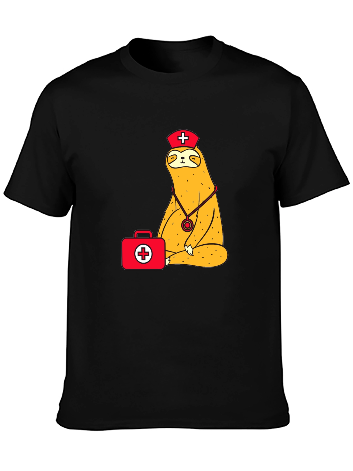 Nurse Sloth T-Shirt - Funny Animal Tee