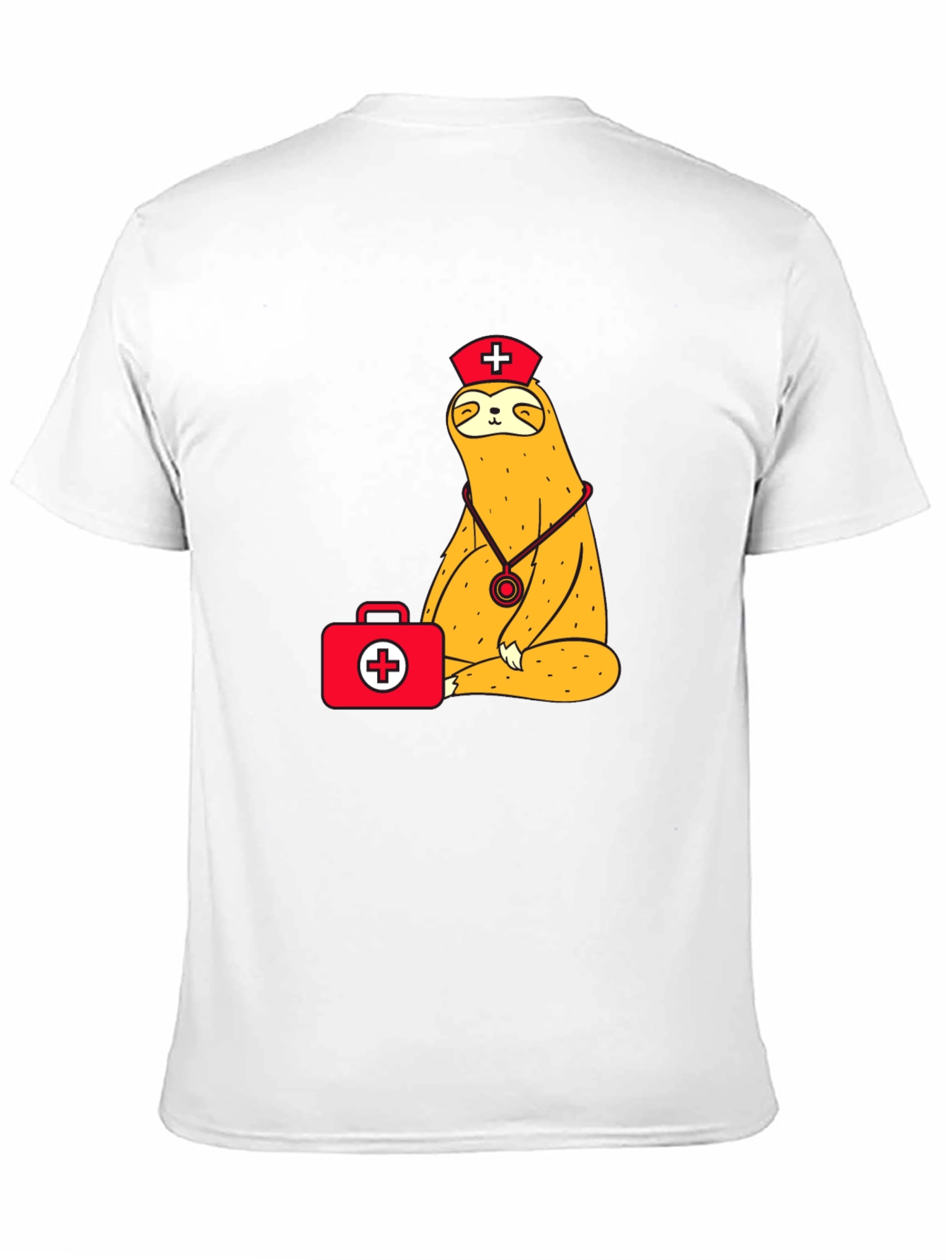 Nurse Sloth T-Shirt - Funny Animal Tee