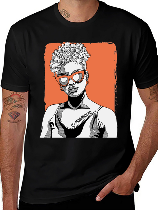 Raggamuffin Graphic Tee - Black