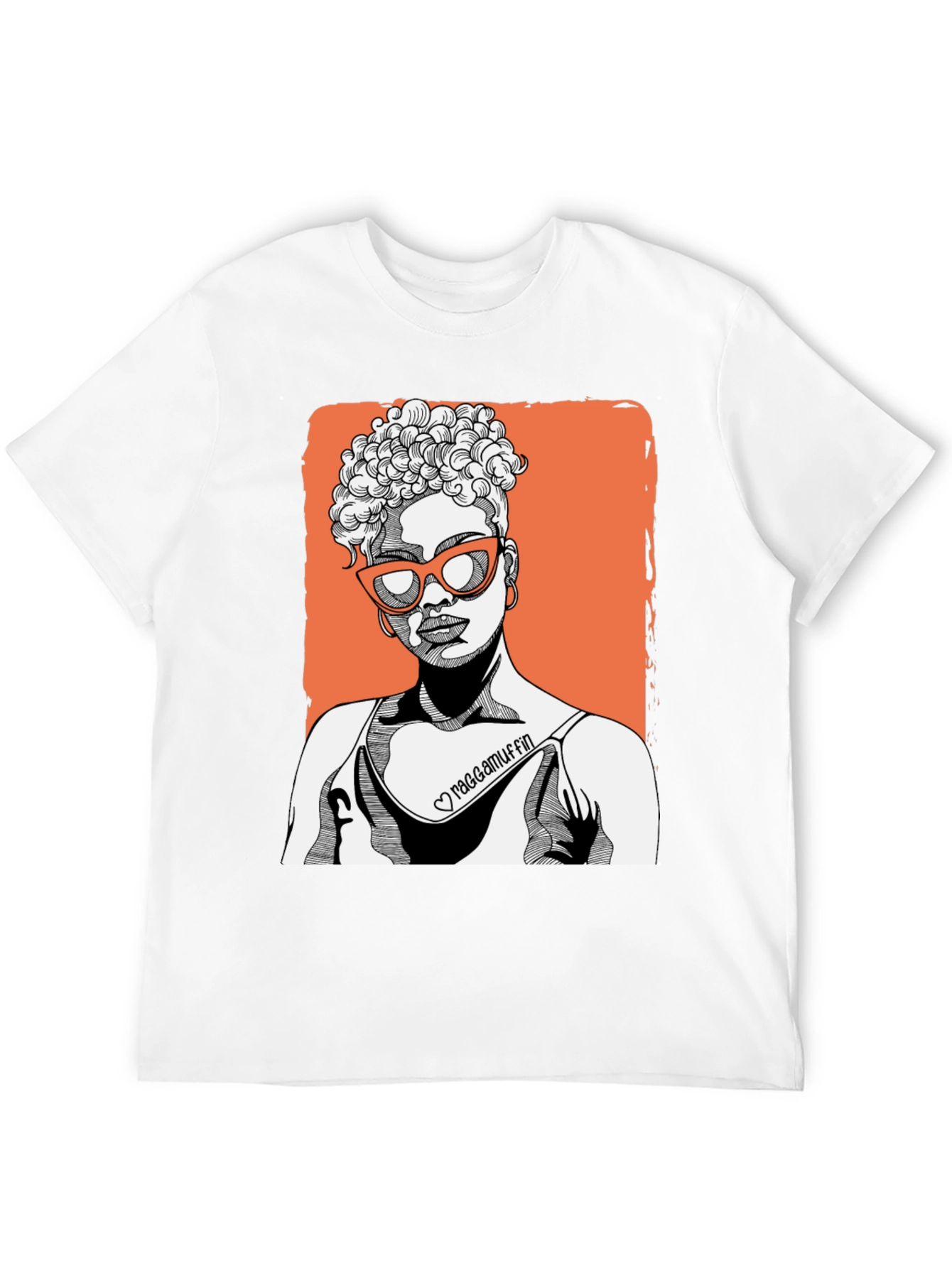 Raggamuffin Graphic Tee - Black