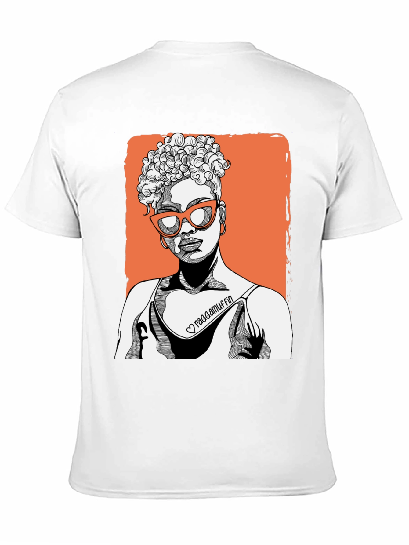 Raggamuffin Graphic Tee - Black