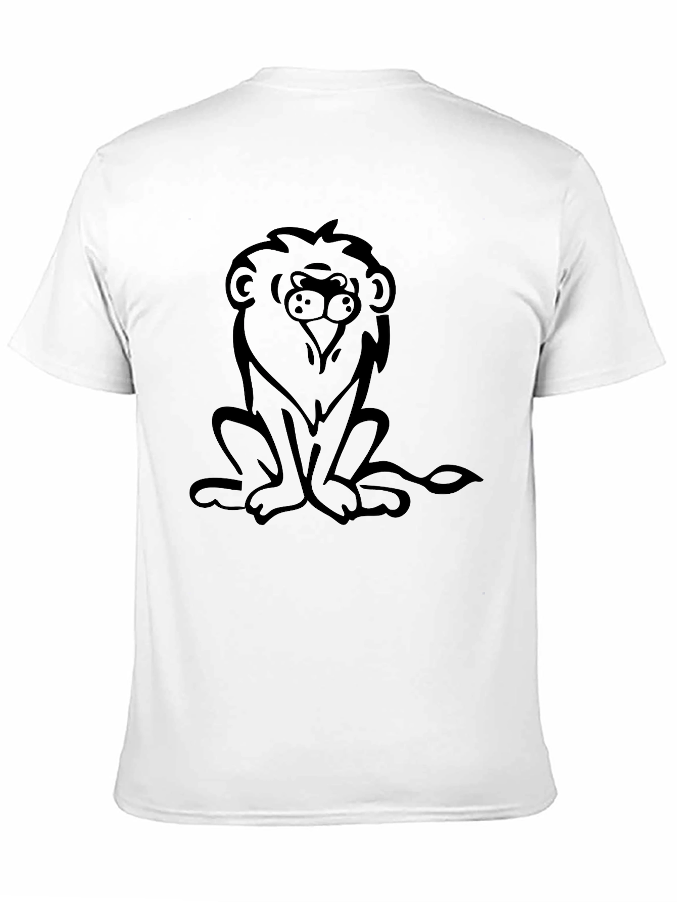 Lion Graphic Tee - Mens Black T-Shirt
