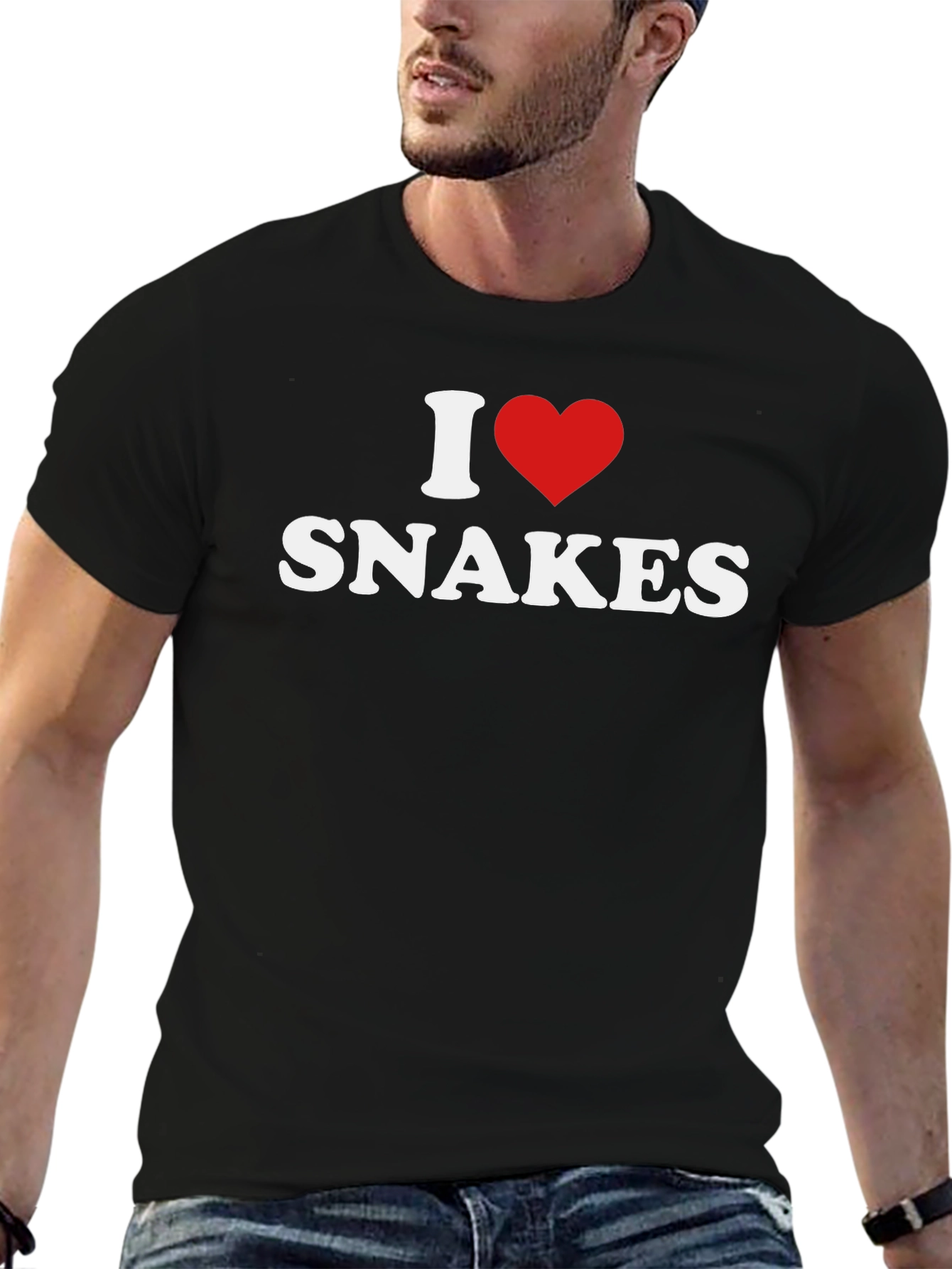 I Heart Snakes T-Shirt - Bold Graphic Tee