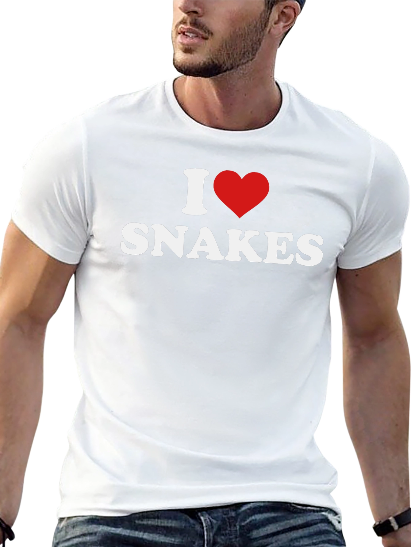 I Heart Snakes T-Shirt - Bold Graphic Tee