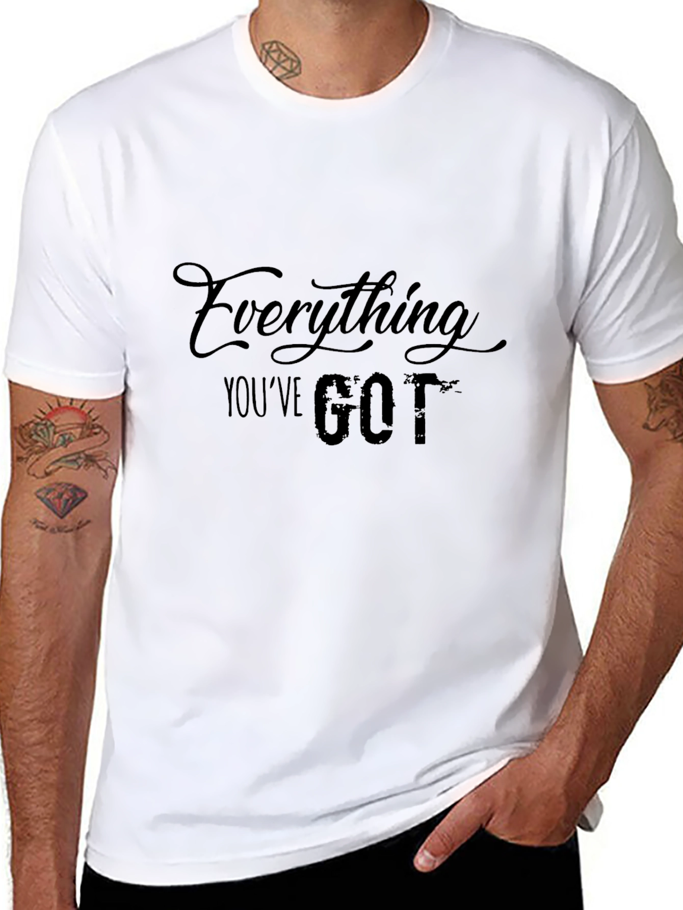 Everything Youve Got Graphic Black T-Shirt