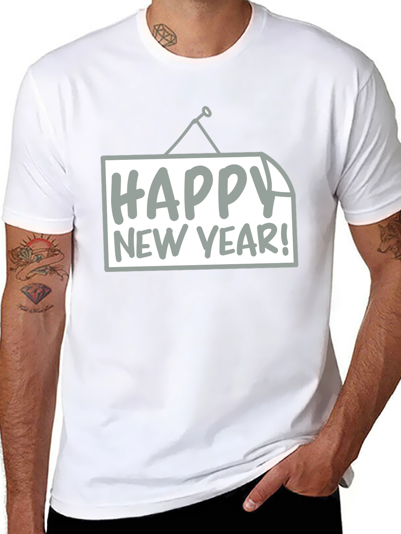 Happy New Year Graphic T-Shirt