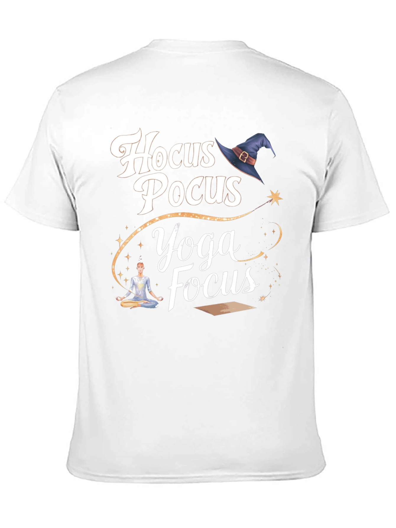 Hocus Pocus Yoga Focus Black T-Shirt