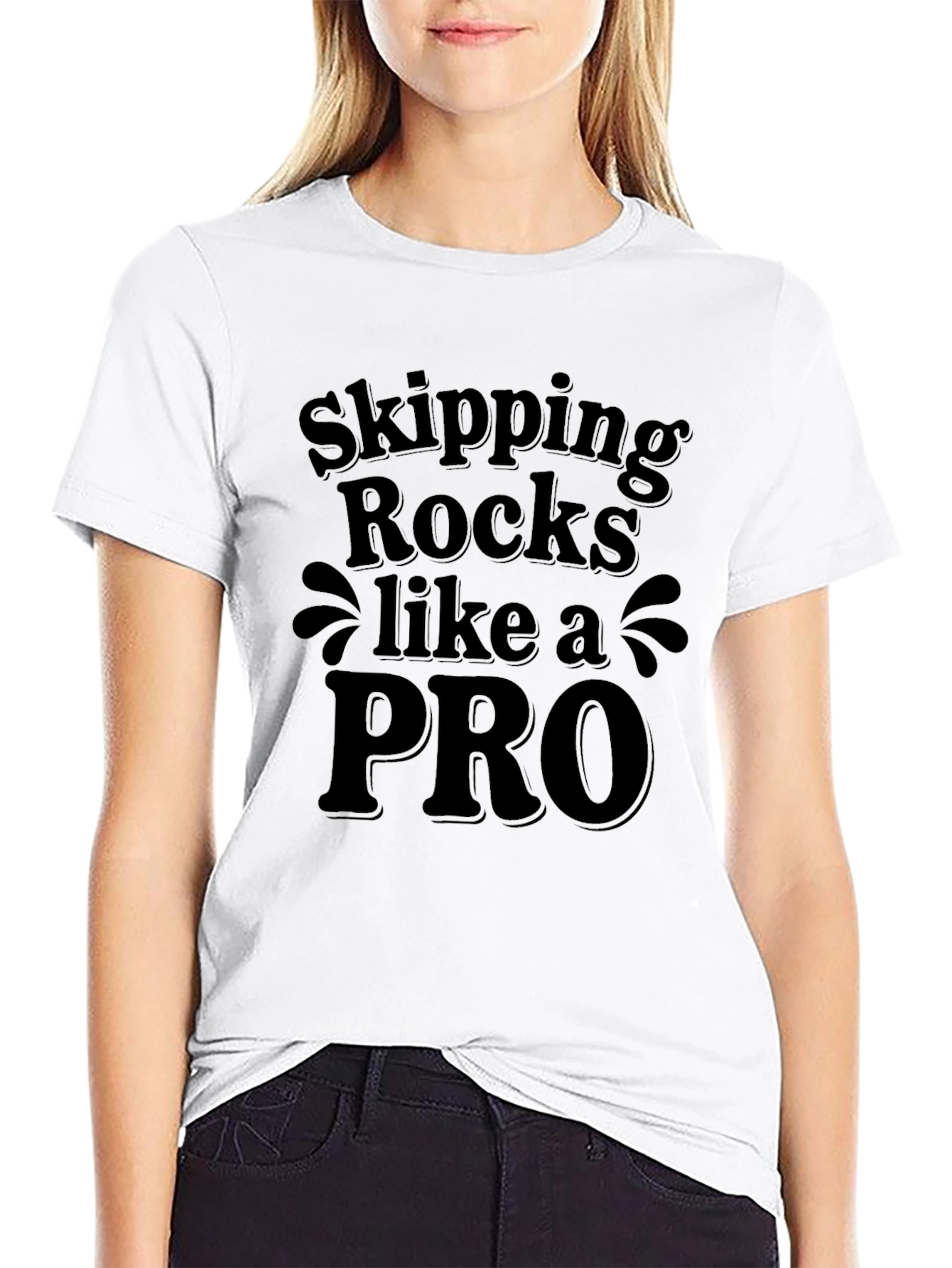 Skipping Rocks Like a PRO Graphic T-Shirt